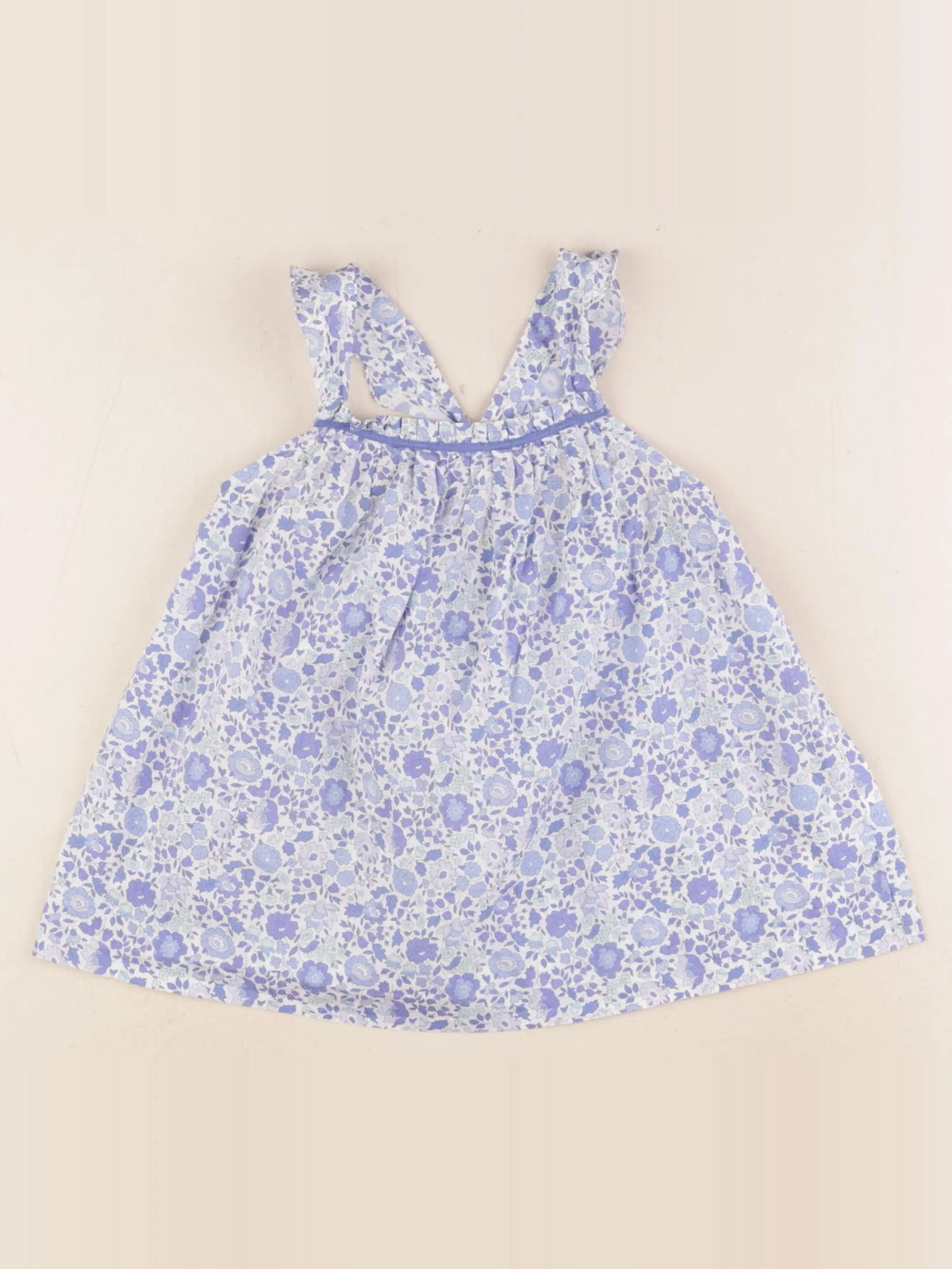 Jacadi - blouse liberty bleu - 6 ans