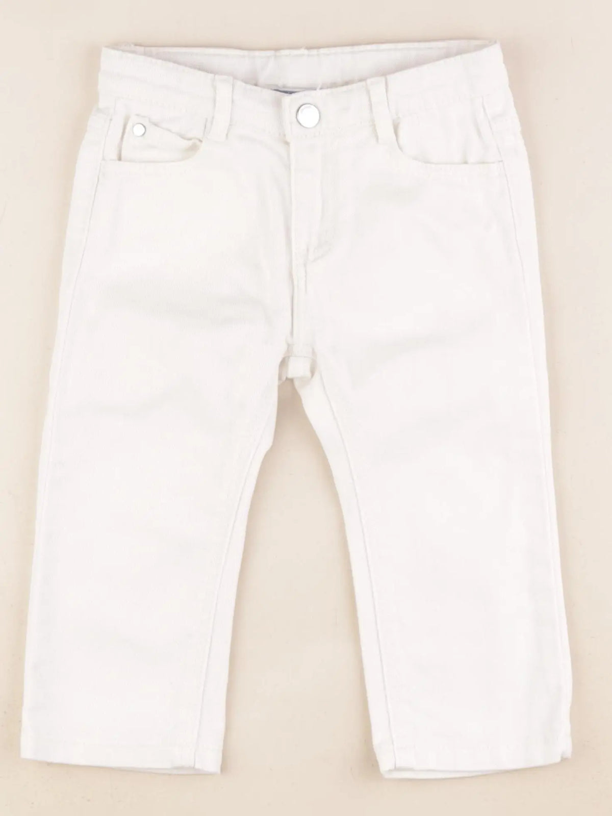 Jacadi - jean blanc - 18 mois