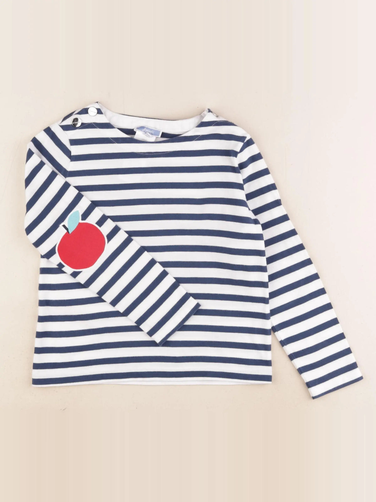 Jacadi - tee-shirt blanc, bleu - 6 ans