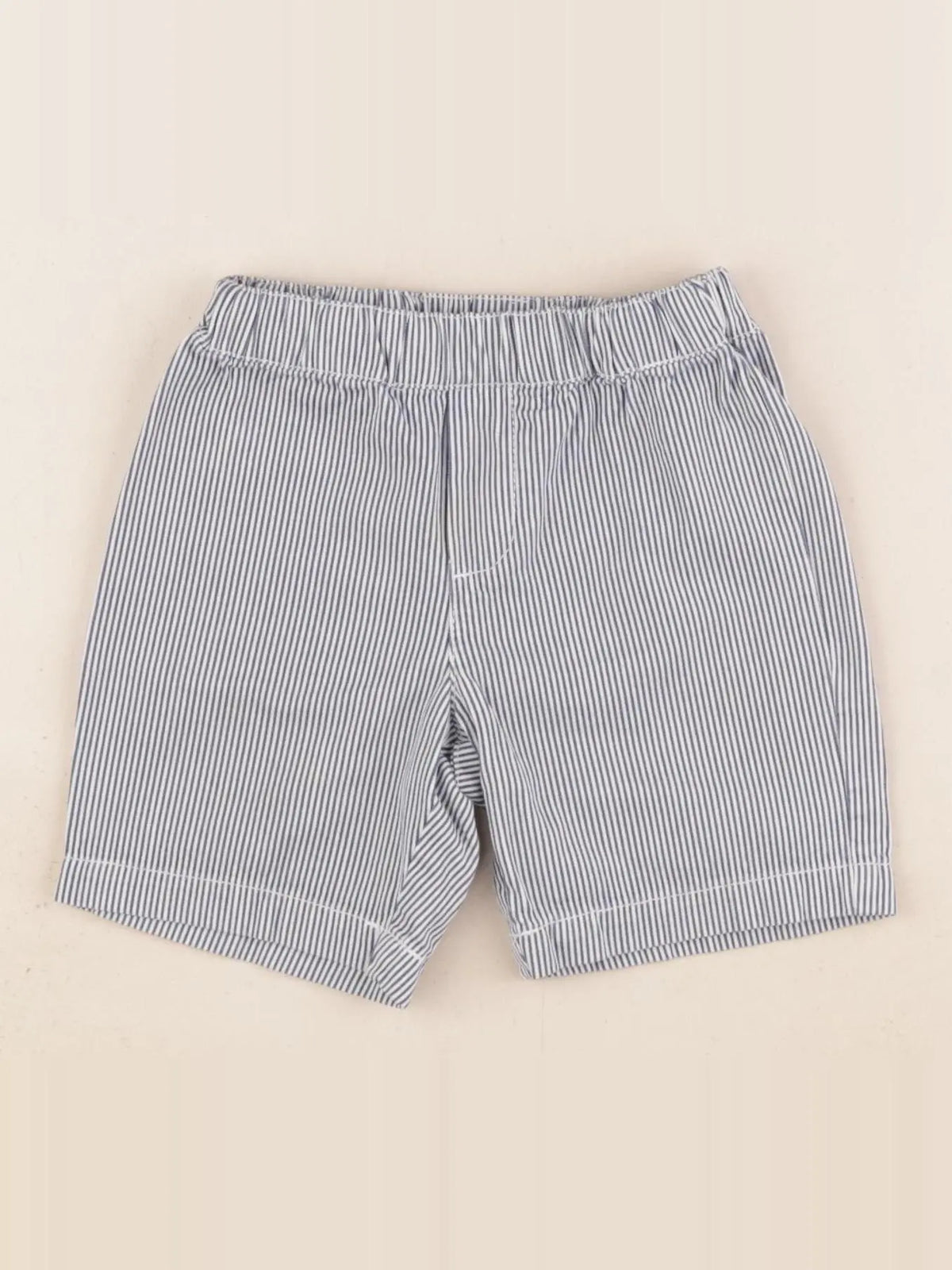 Jacadi - short blanc, bleu - 18 mois