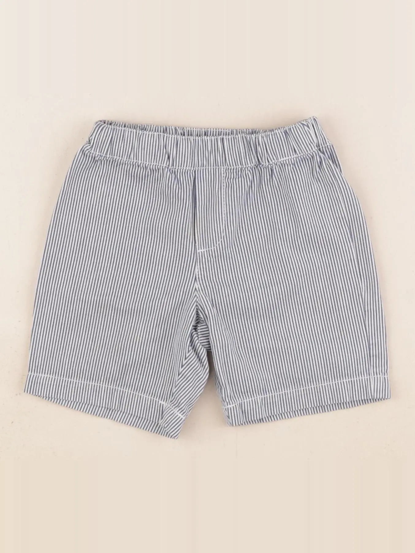 Jacadi - short blanc, bleu - 18 mois