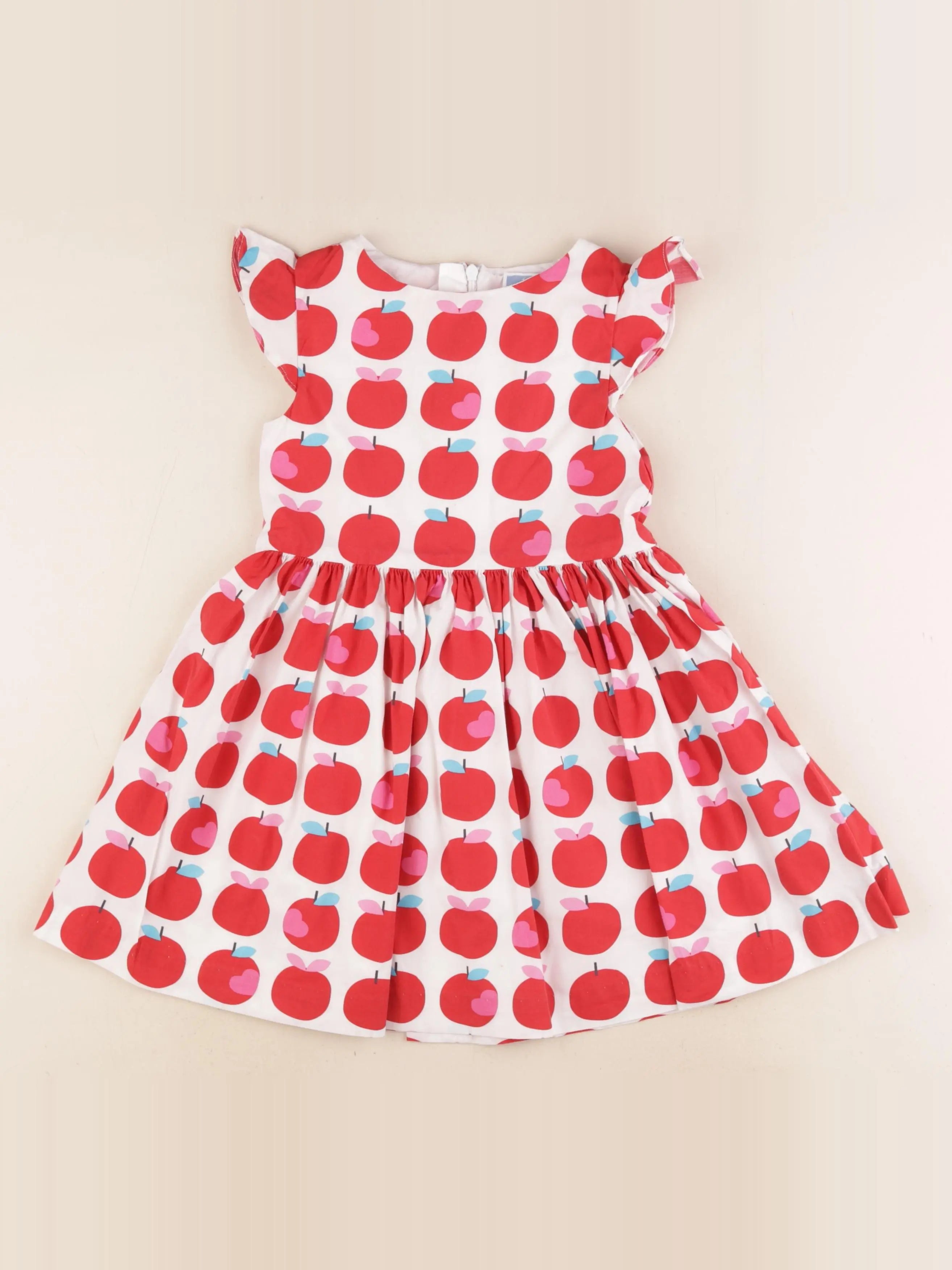Jacadi - robe rouge - 5 ans