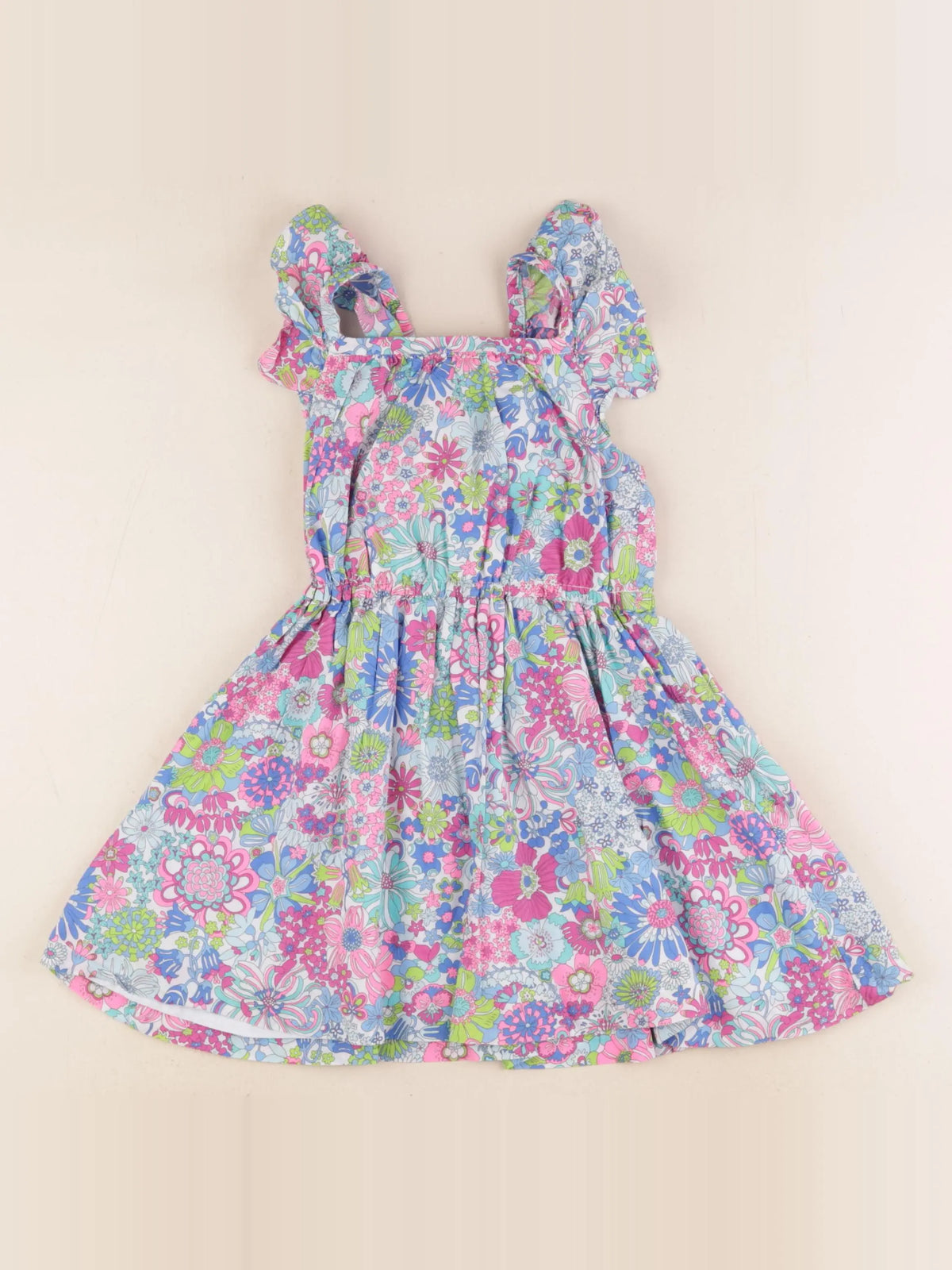 Jacadi - robe liberty multicolore - 3 ans