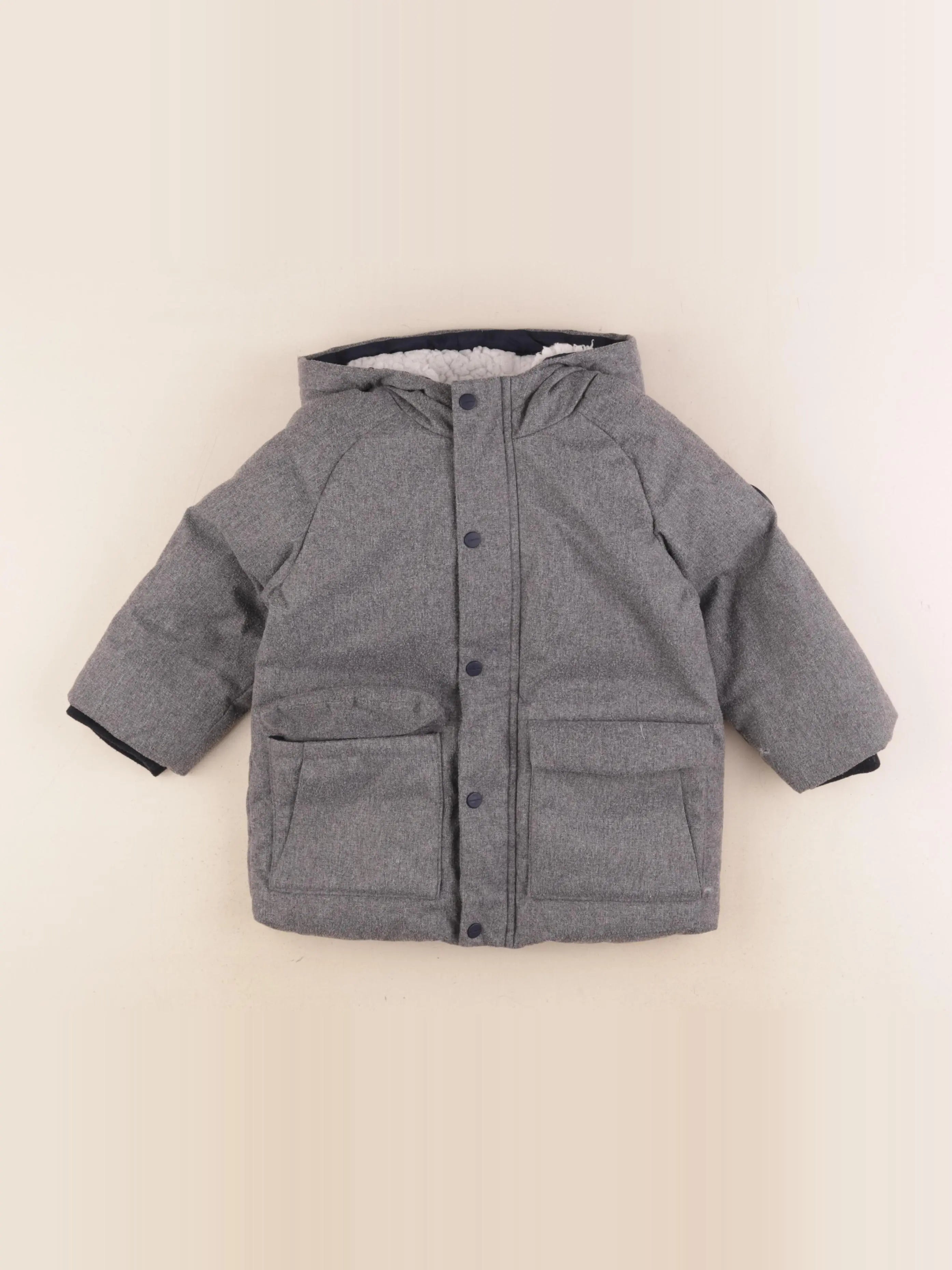 Jacadi - manteau gris - 24 mois