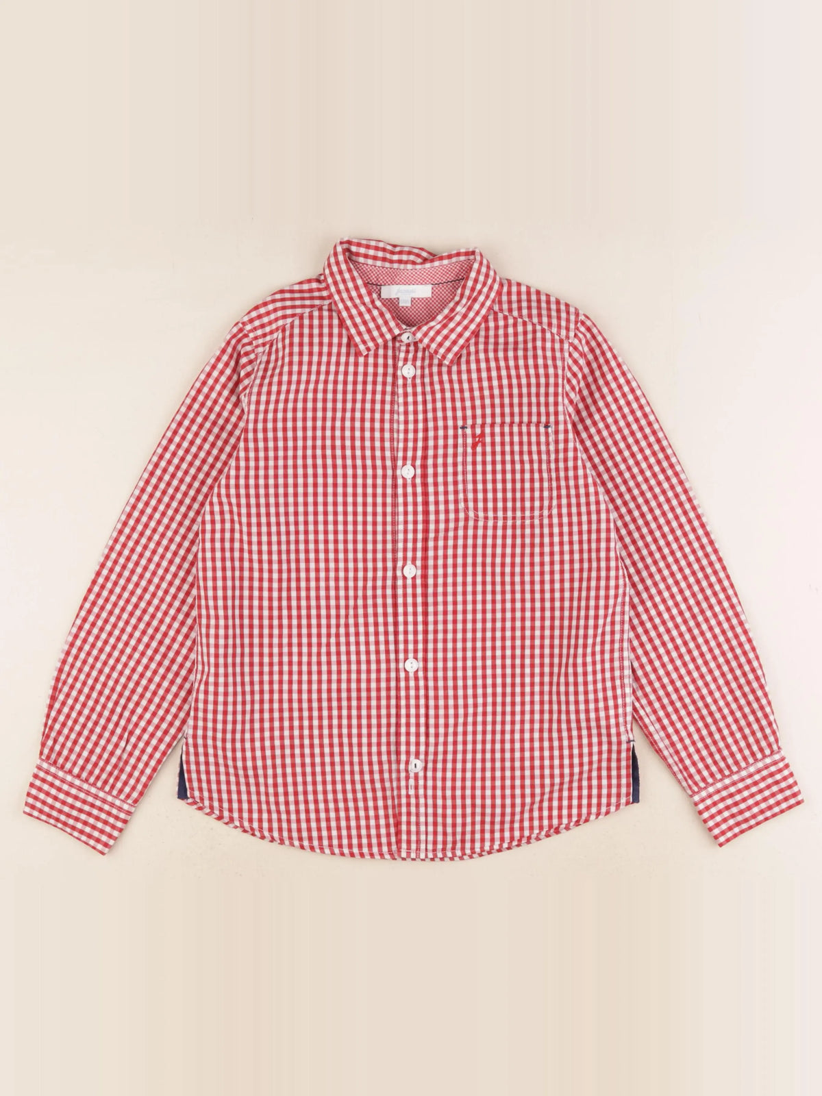 Jacadi - chemise rouge - 8 ans