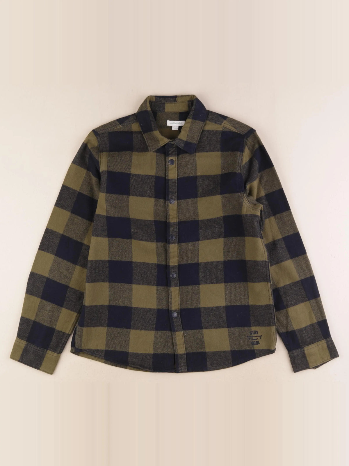 Vertbaudet - chemise multicolore - 12 ans