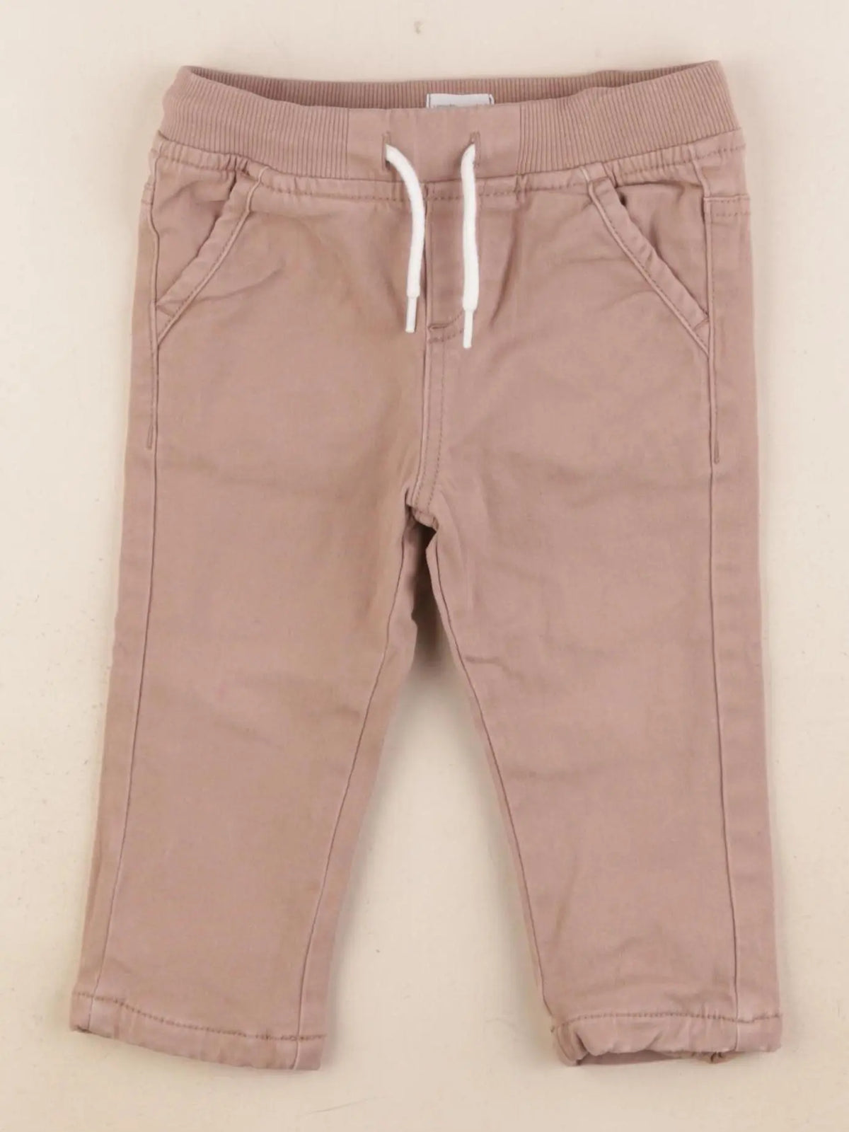 Vertbaudet - pantalon doublé marron - 18 mois