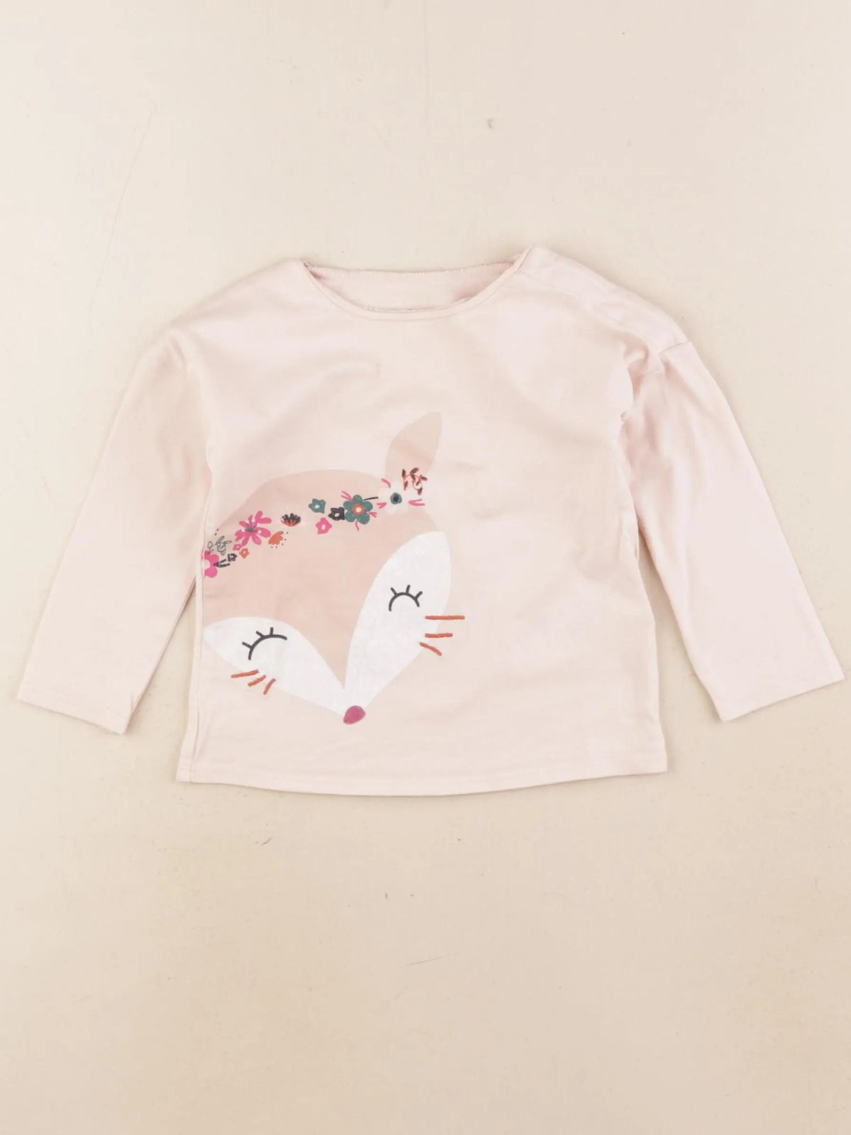 Vertbaudet - tee-shirt rose - 9 mois