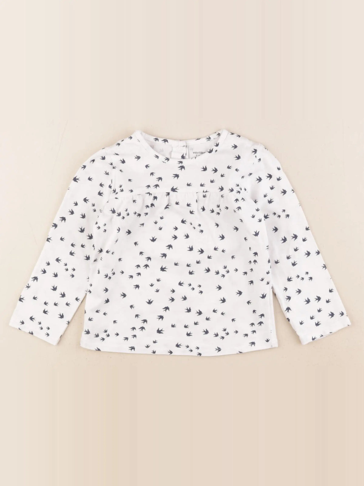 Vertbaudet - tee-shirt blanc - 2 ans