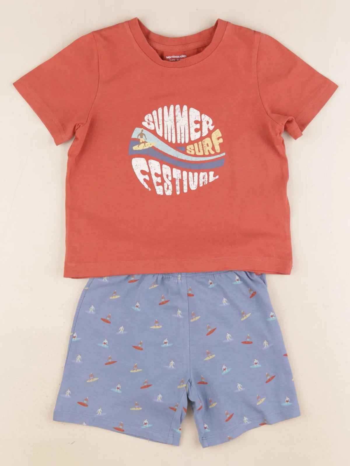 Vertbaudet - pyjama coton multicolore - 3 ans