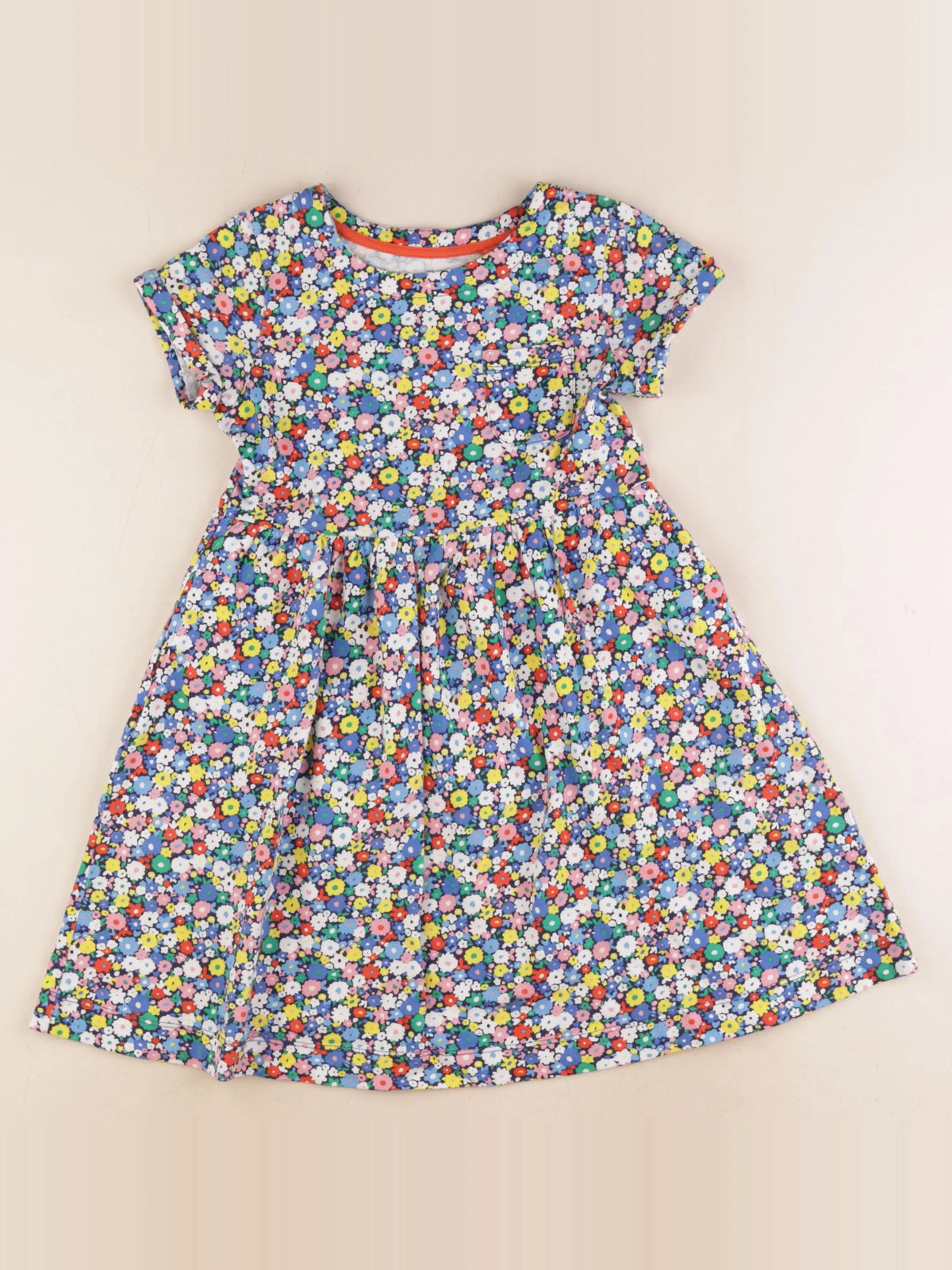 Mini Boden - robe multicolore - 6/7 ans