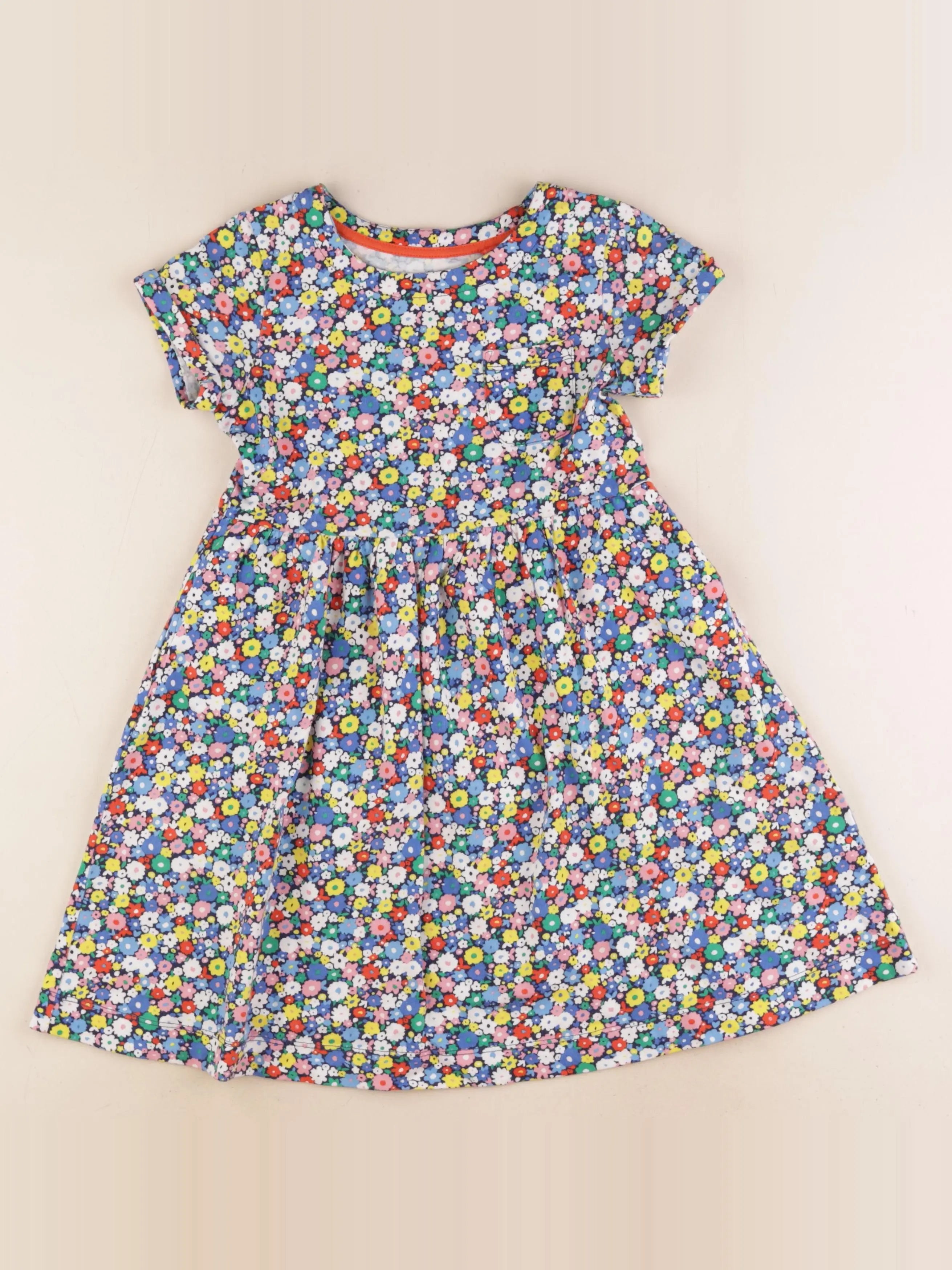Mini Boden - robe multicolore - 6/7 ans