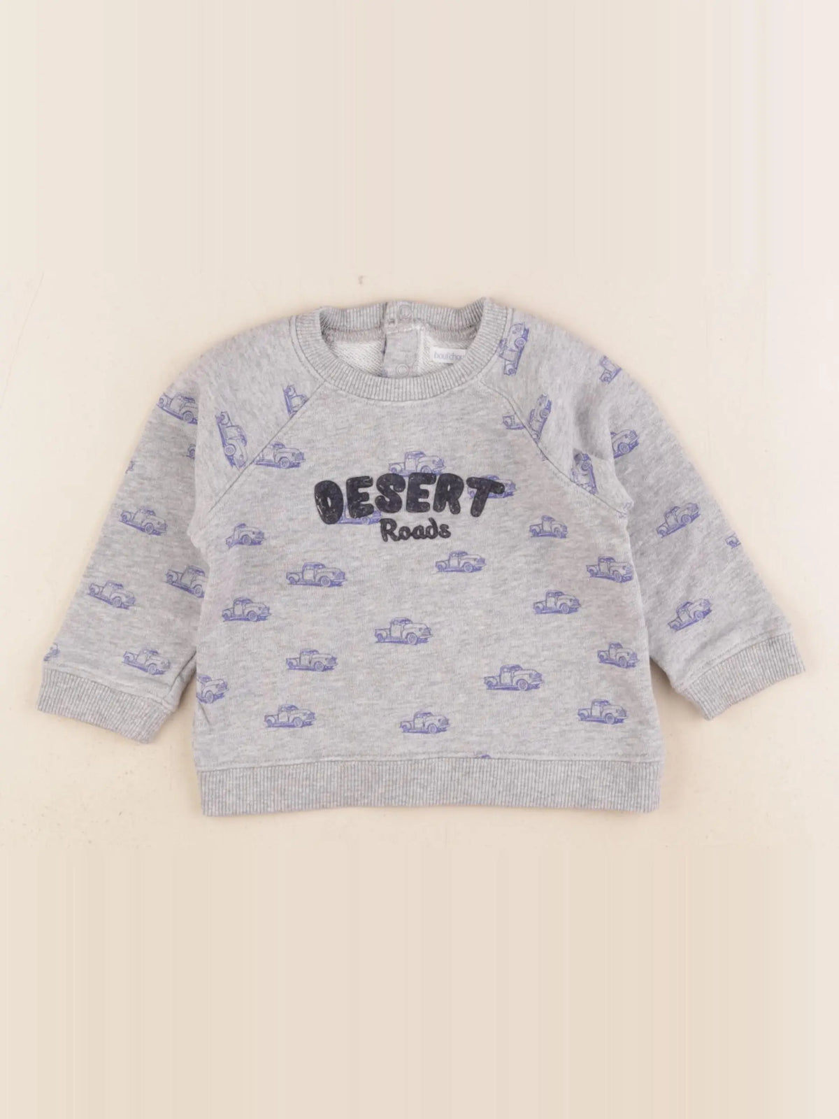 Boutchou - sweat gris - 12 mois