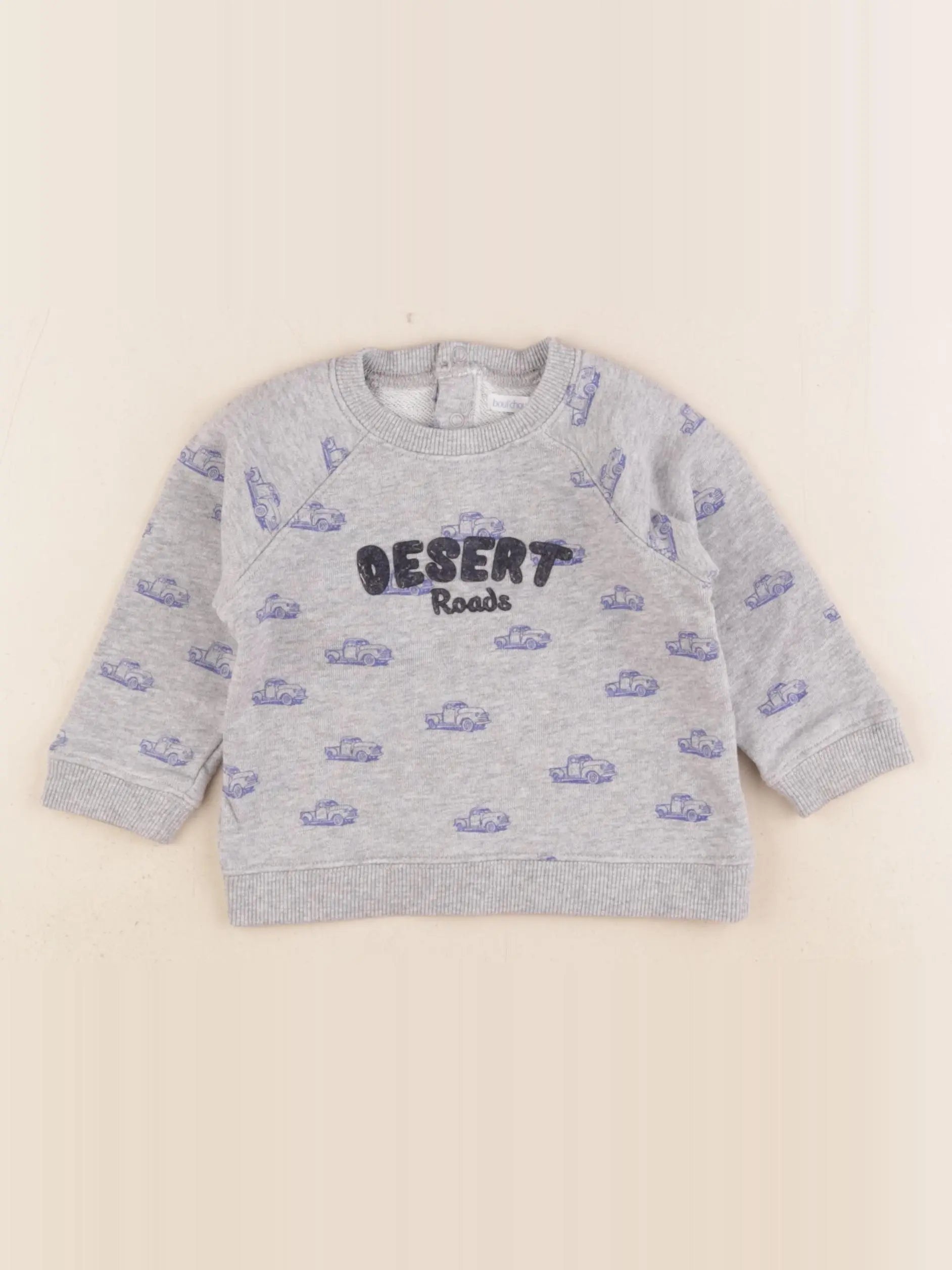 Boutchou - sweat gris - 12 mois