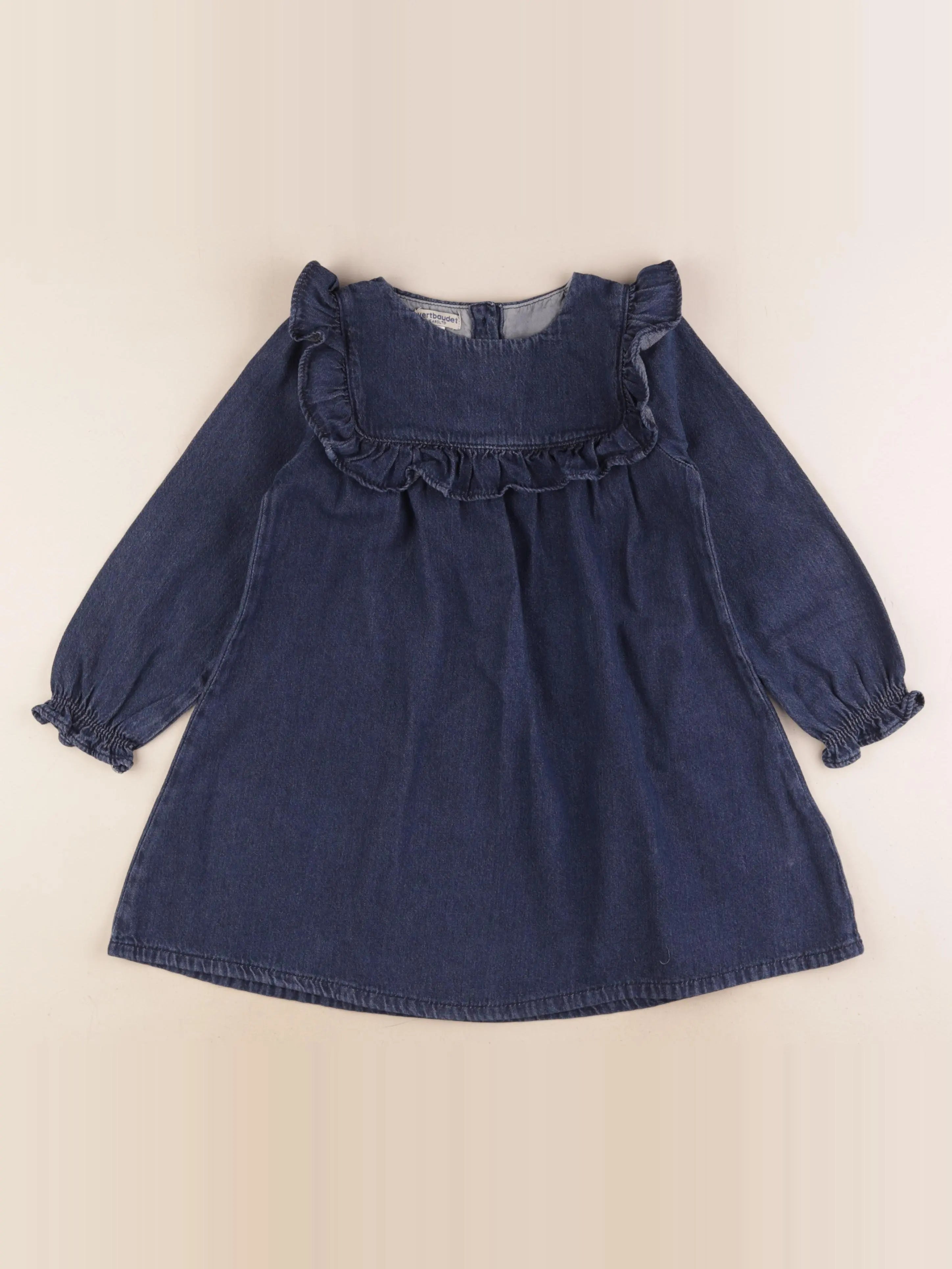 Vertbaudet - robe bleu - 6 ans