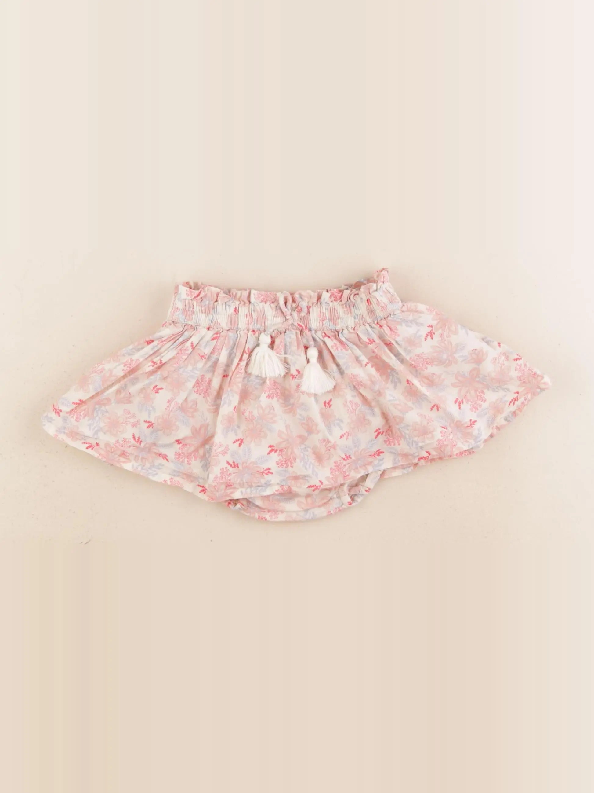 Vertbaudet - jupe short multicolore - 18 mois