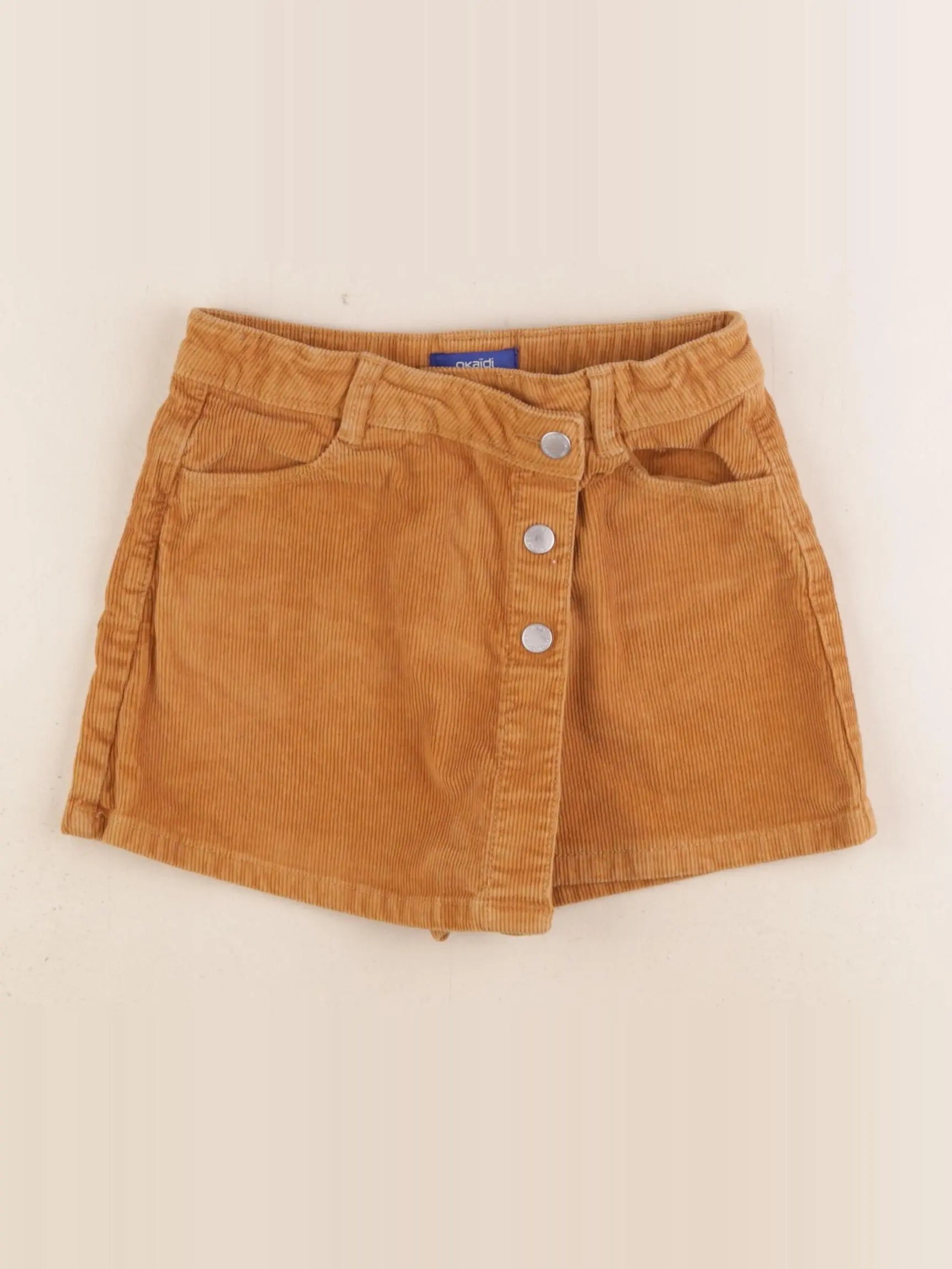 Okaidi - jupe short marron - 6 ans