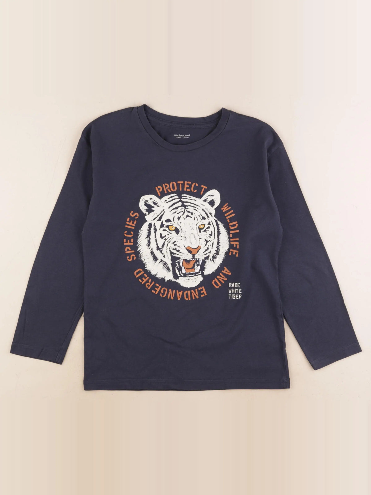 Vertbaudet - tee-shirt bleu - 10 ans