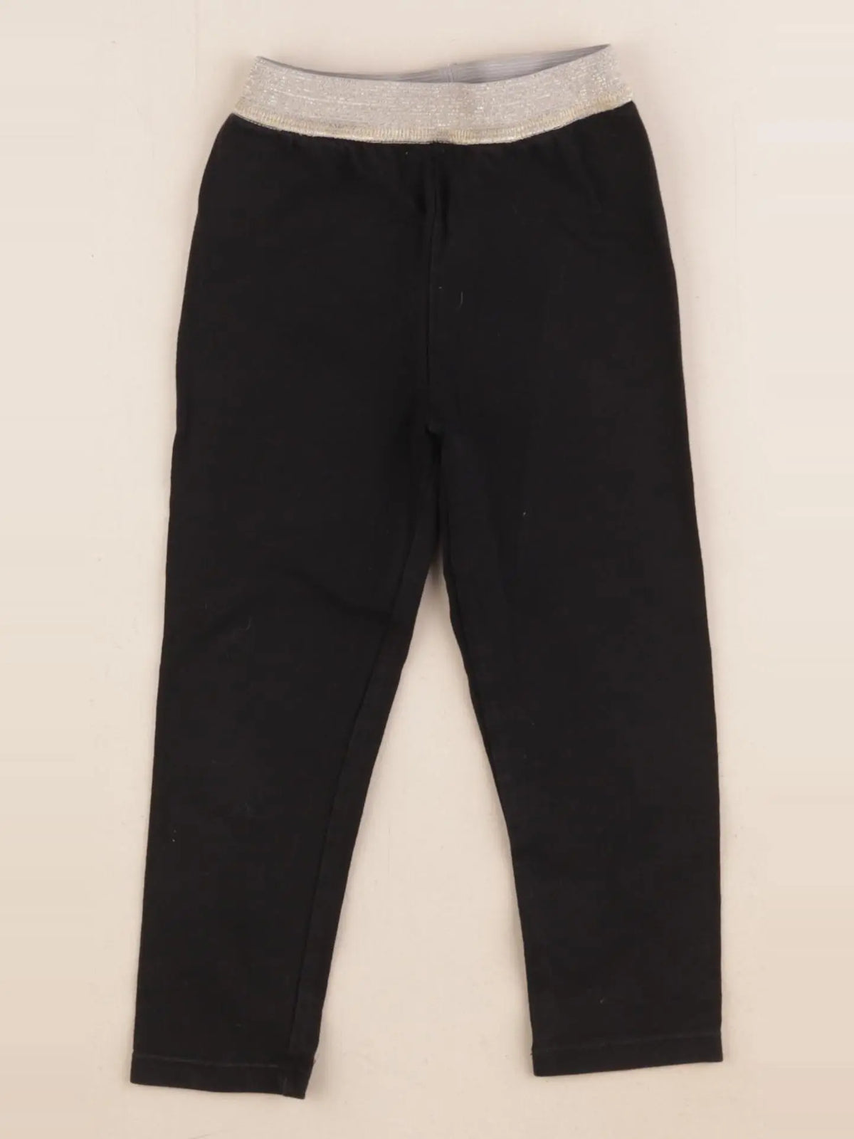 Vertbaudet - legging or, noir - 3 ans