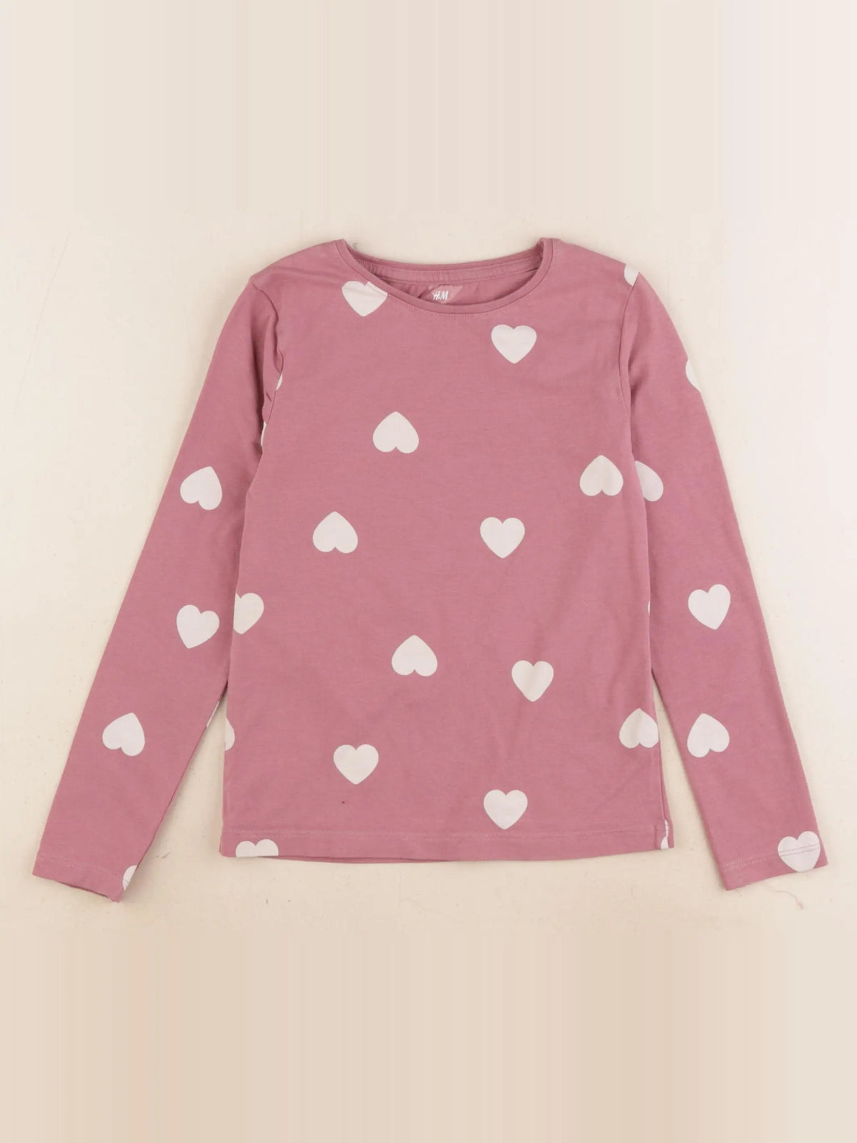 H&M - tee-shirt rose - 4/6 ans