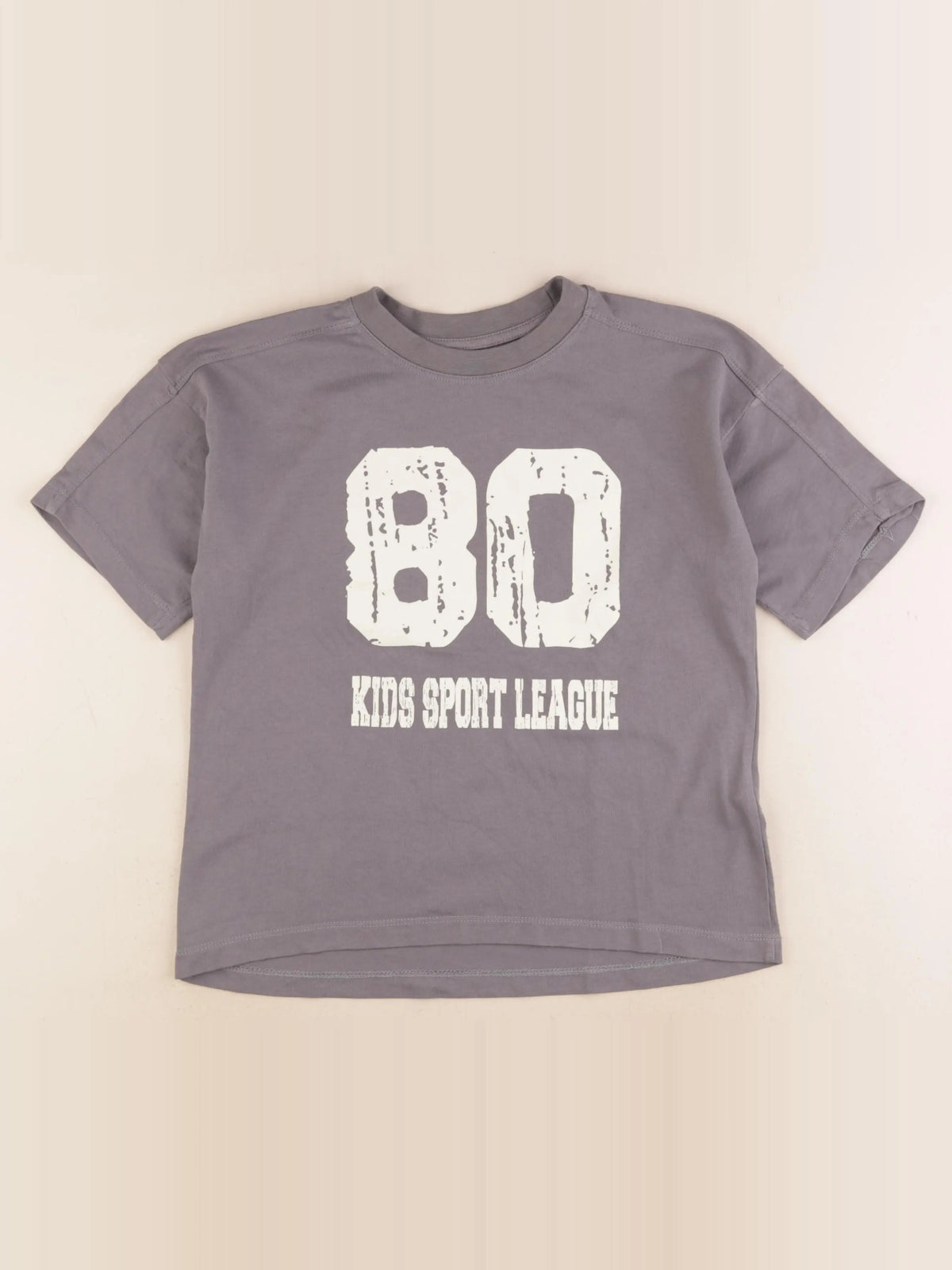 Zara - tee-shirt gris - 7/8 ans