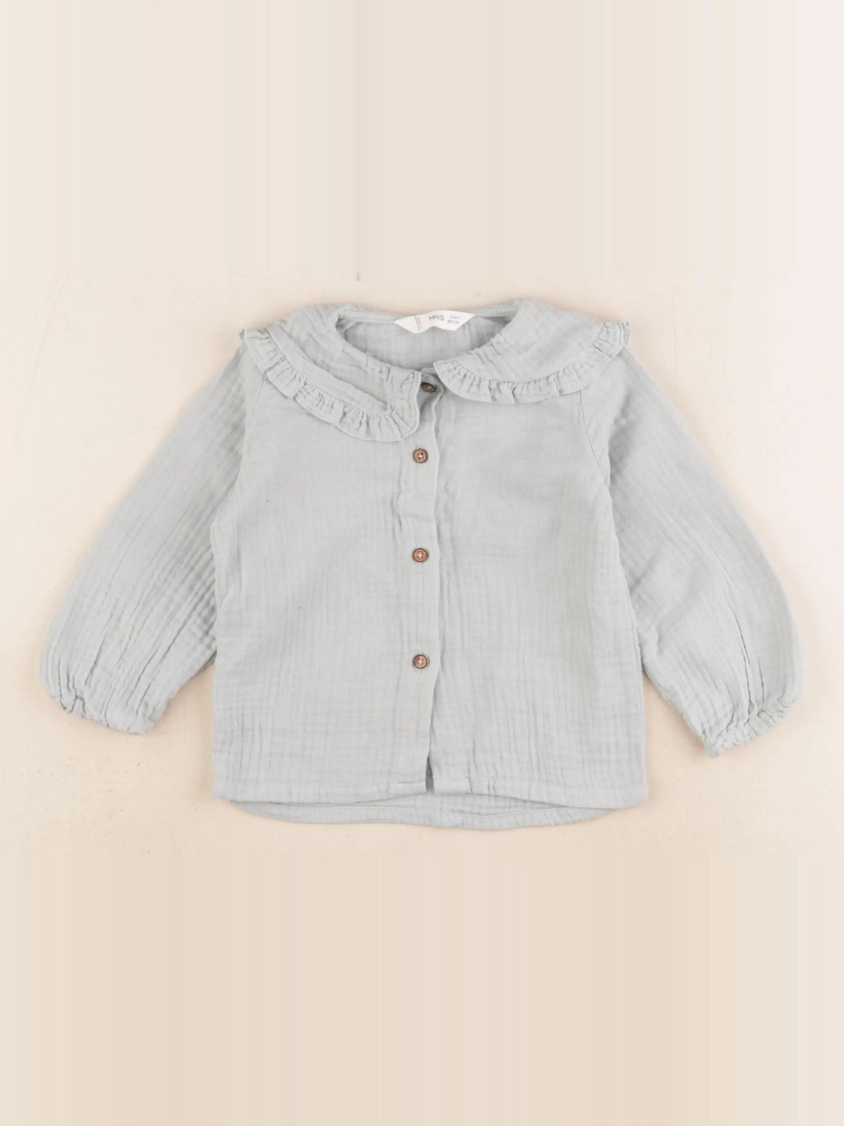 Mango - chemise vert - 12/18 mois