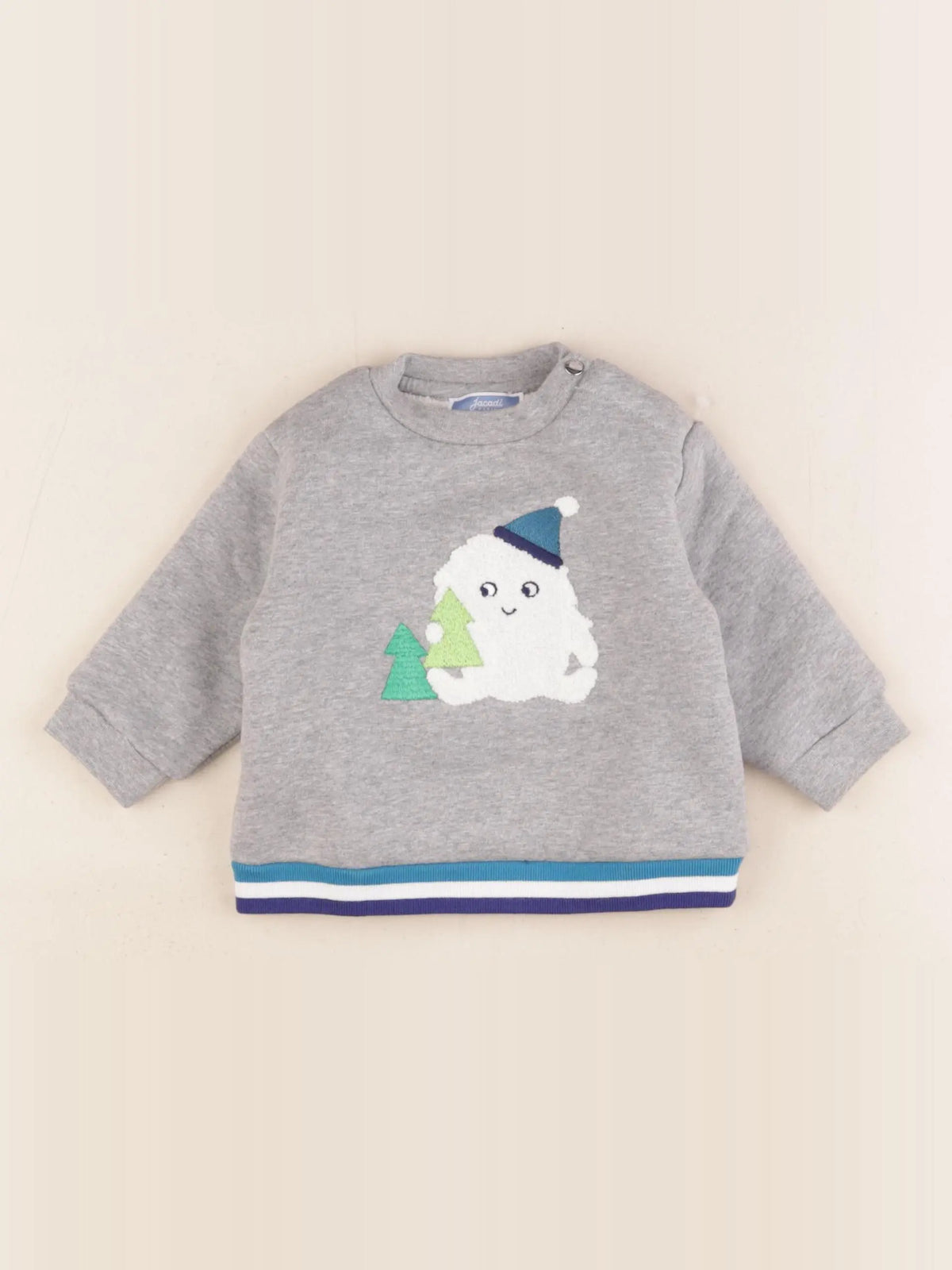 Jacadi - sweat gris - 6 mois