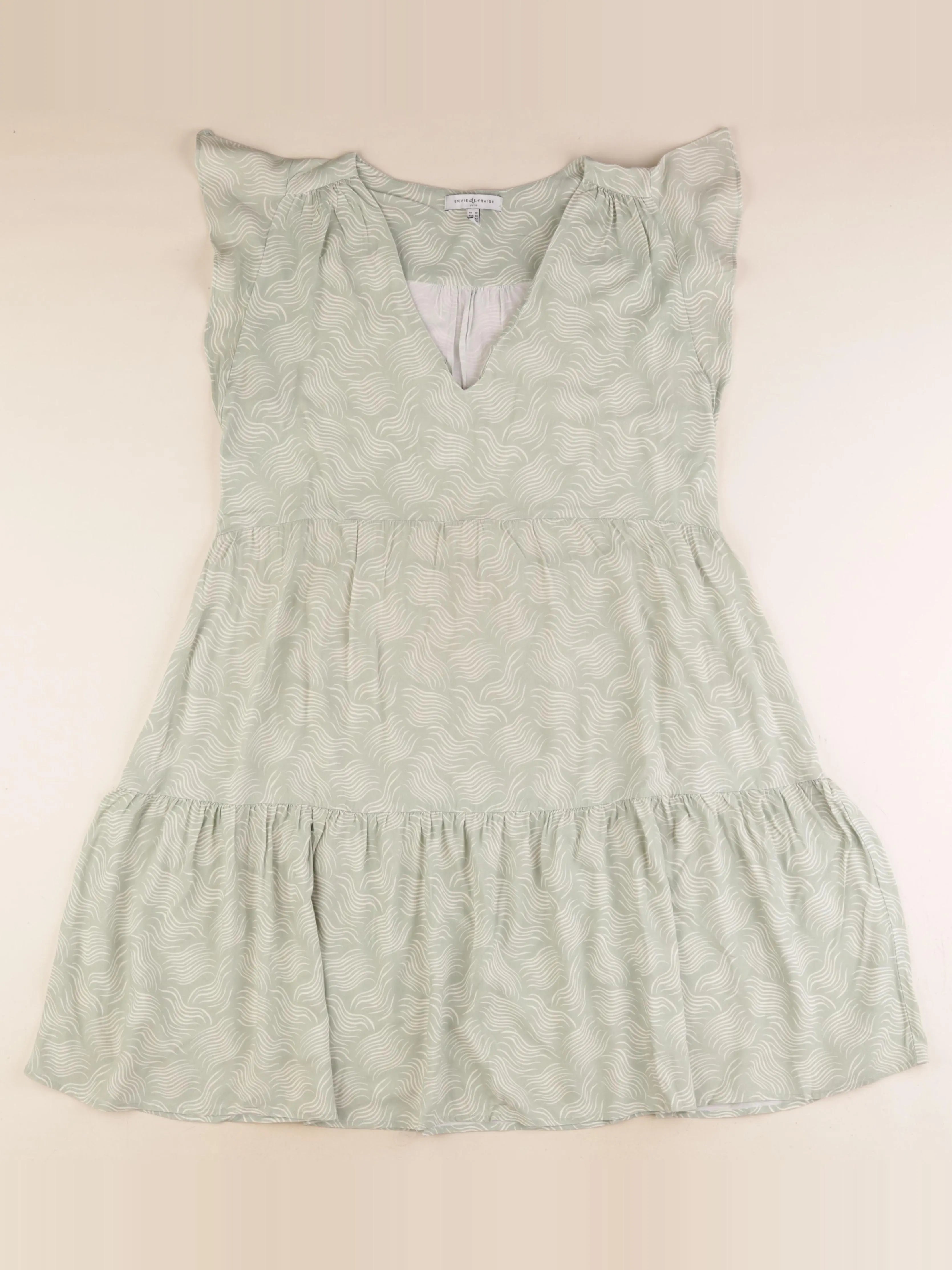 Envie de fraise - robe grossesse vert - 38
