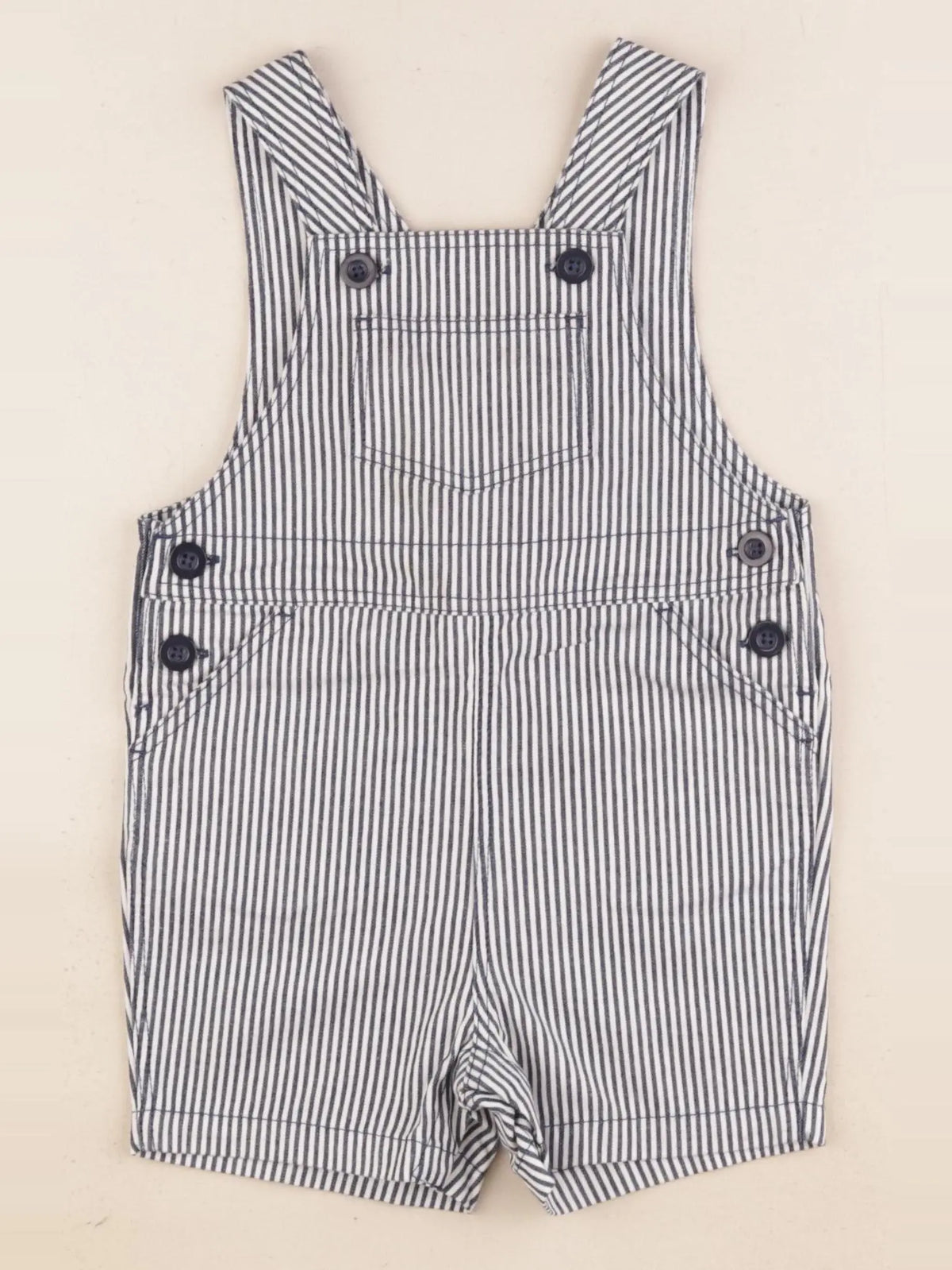 Petit Bateau - salopette bleu - 12 mois