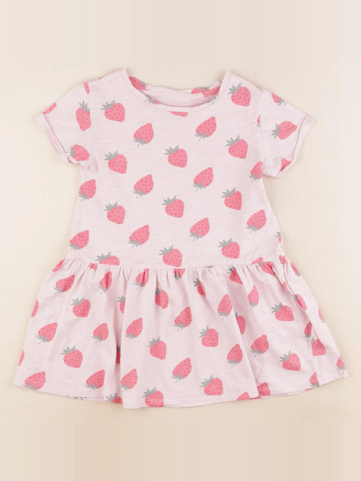 Vertbaudet - robe rose - 4 ans