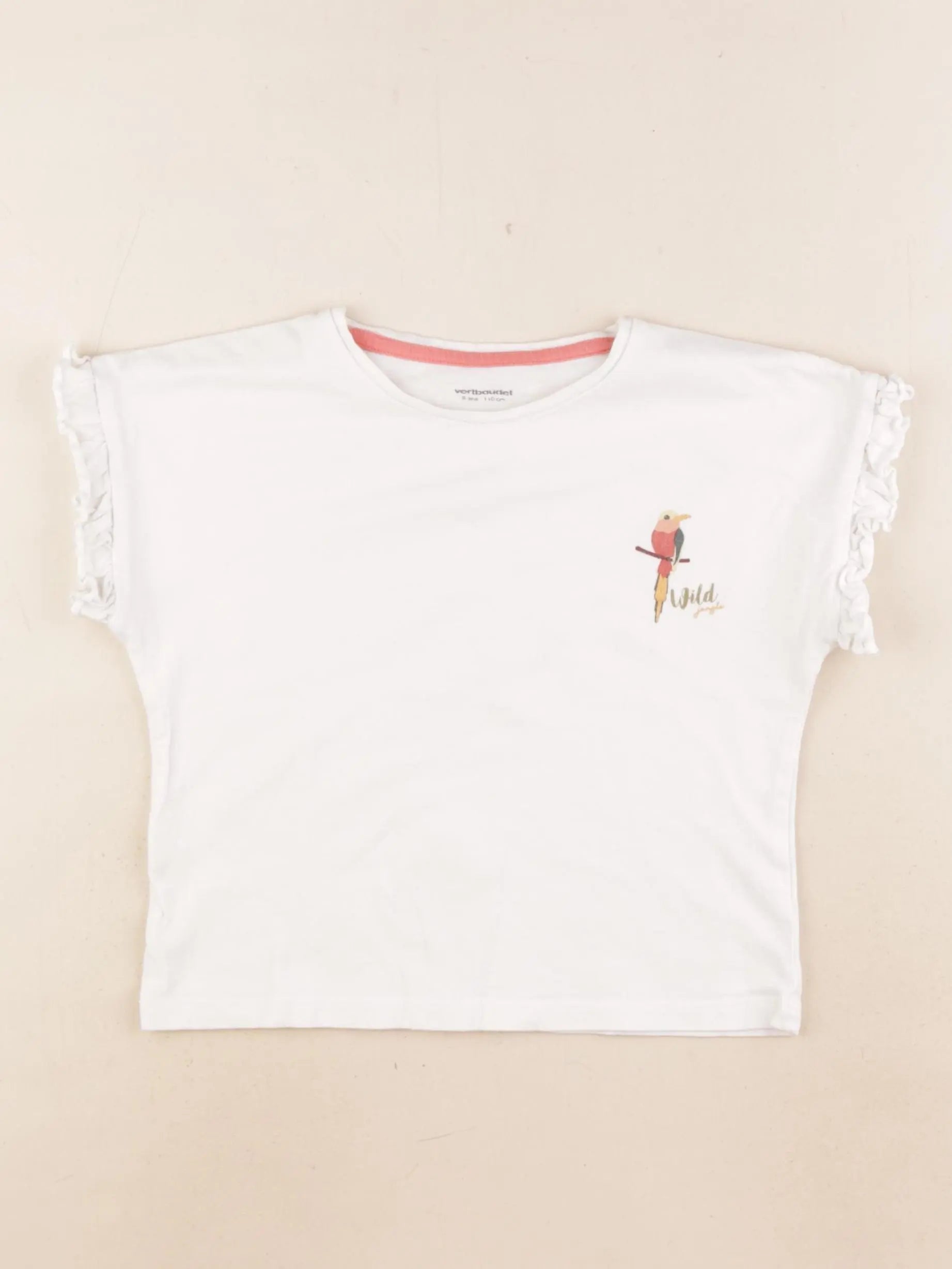 Vertbaudet - tee-shirt blanc - 5 ans