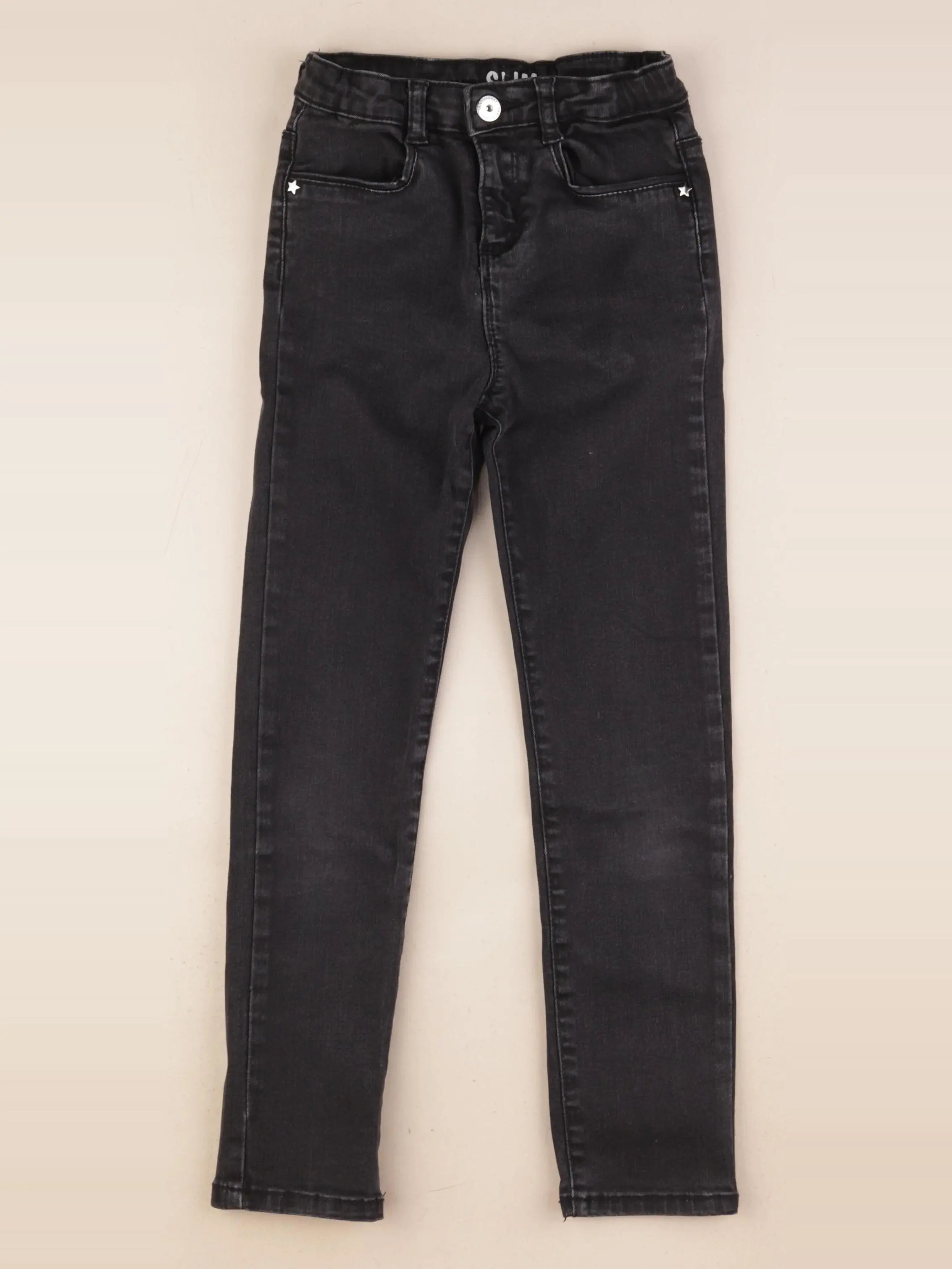 Vertbaudet - jean noir - 8 ans