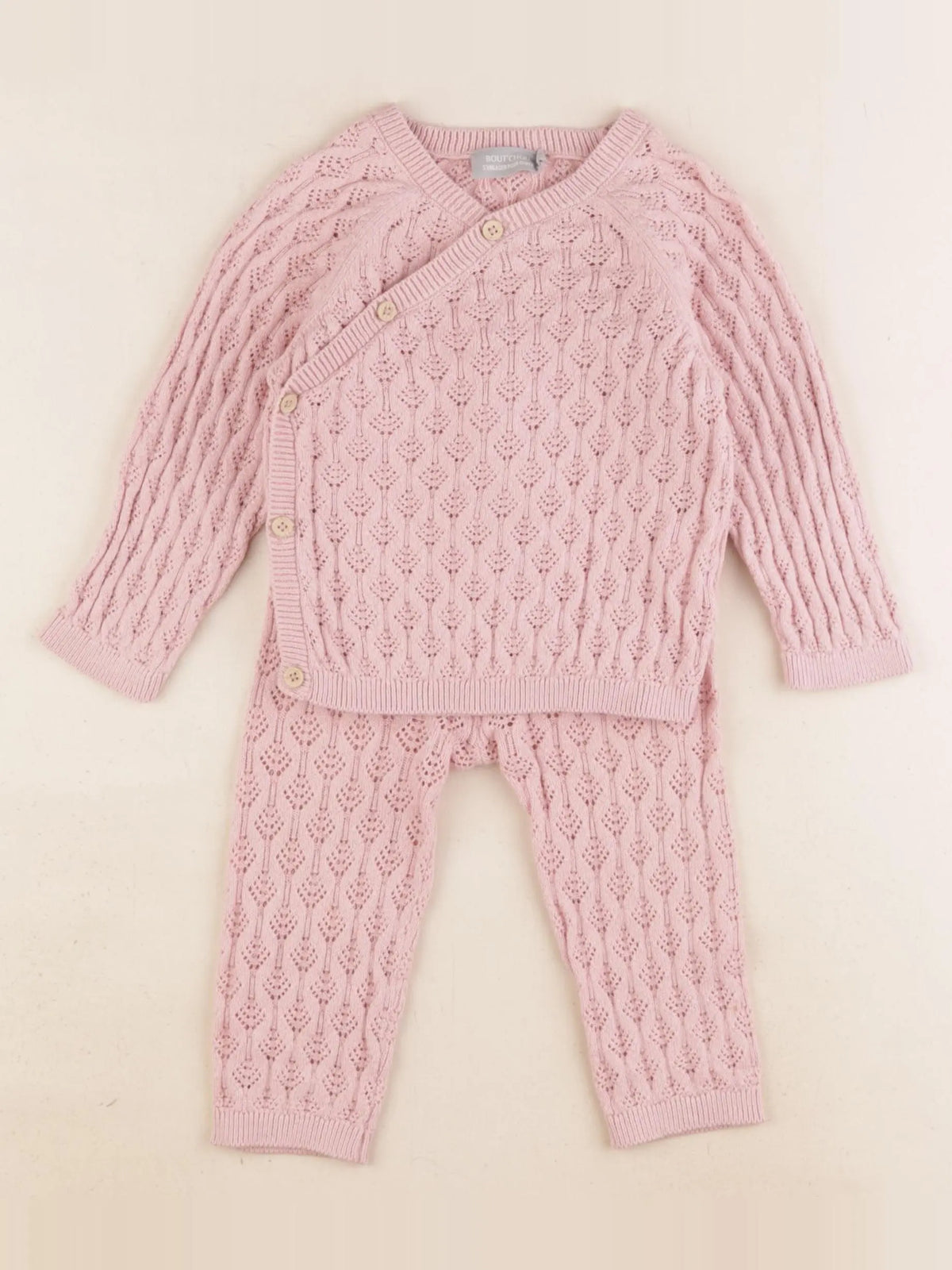 Boutchou - ensemble rose - 9 mois