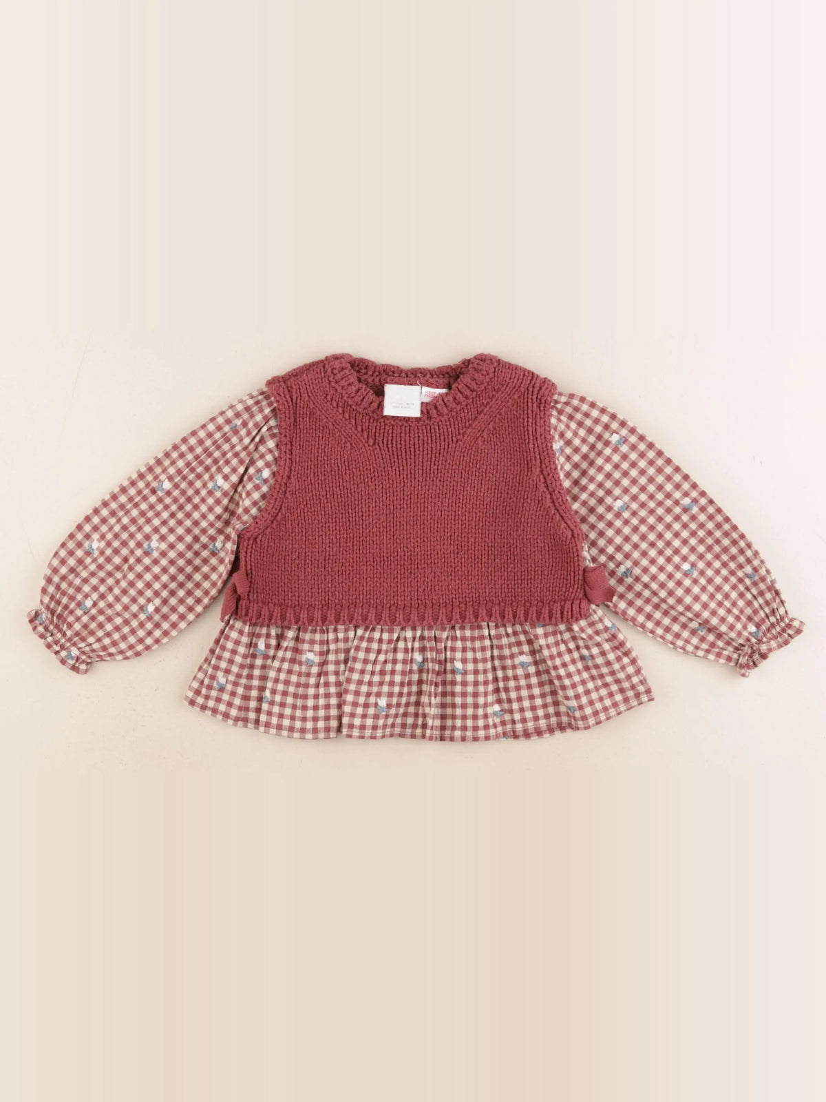 Zara - pull multicolore - 18 mois