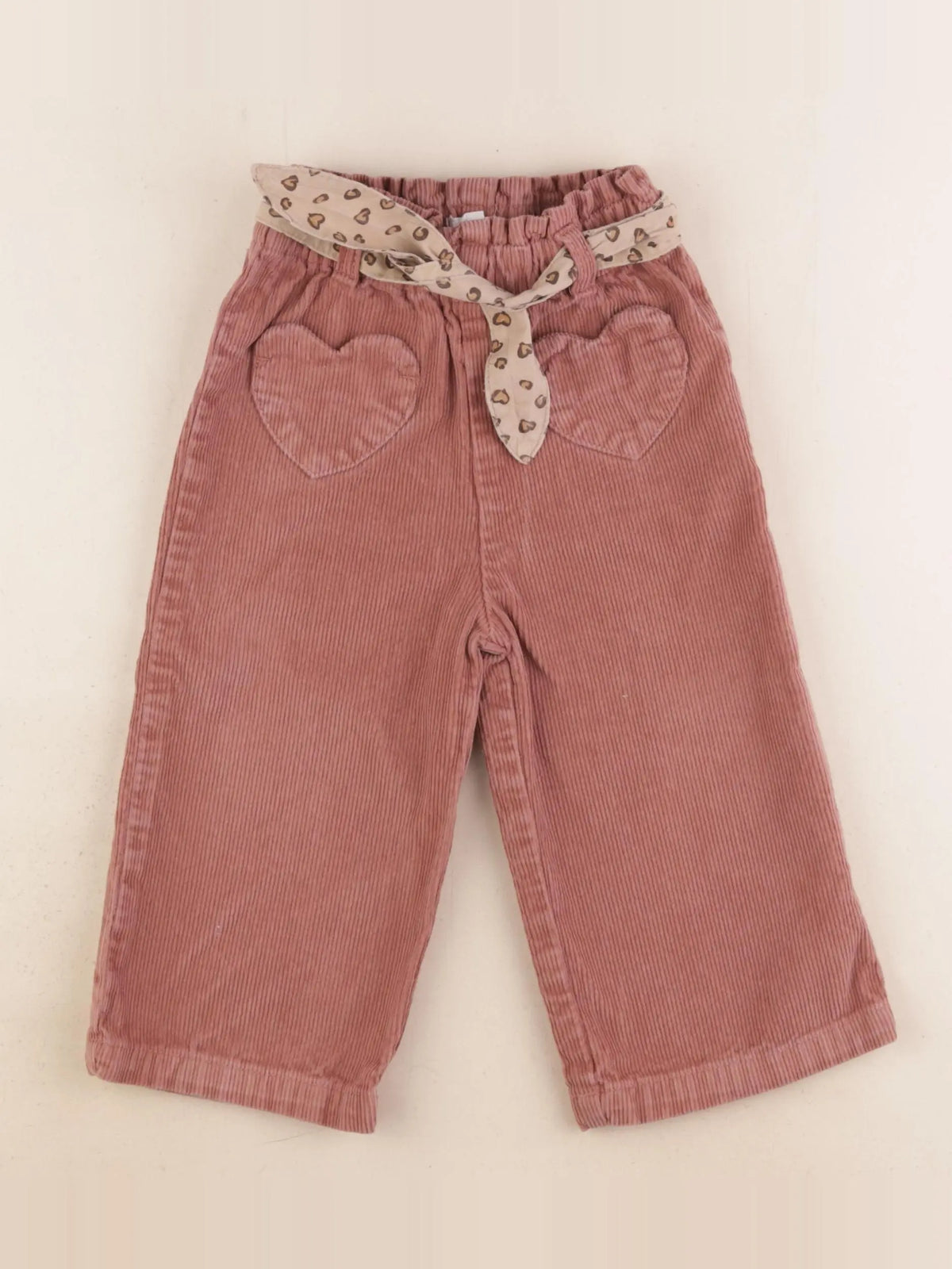 Vertbaudet - pantalon marron - 24 mois