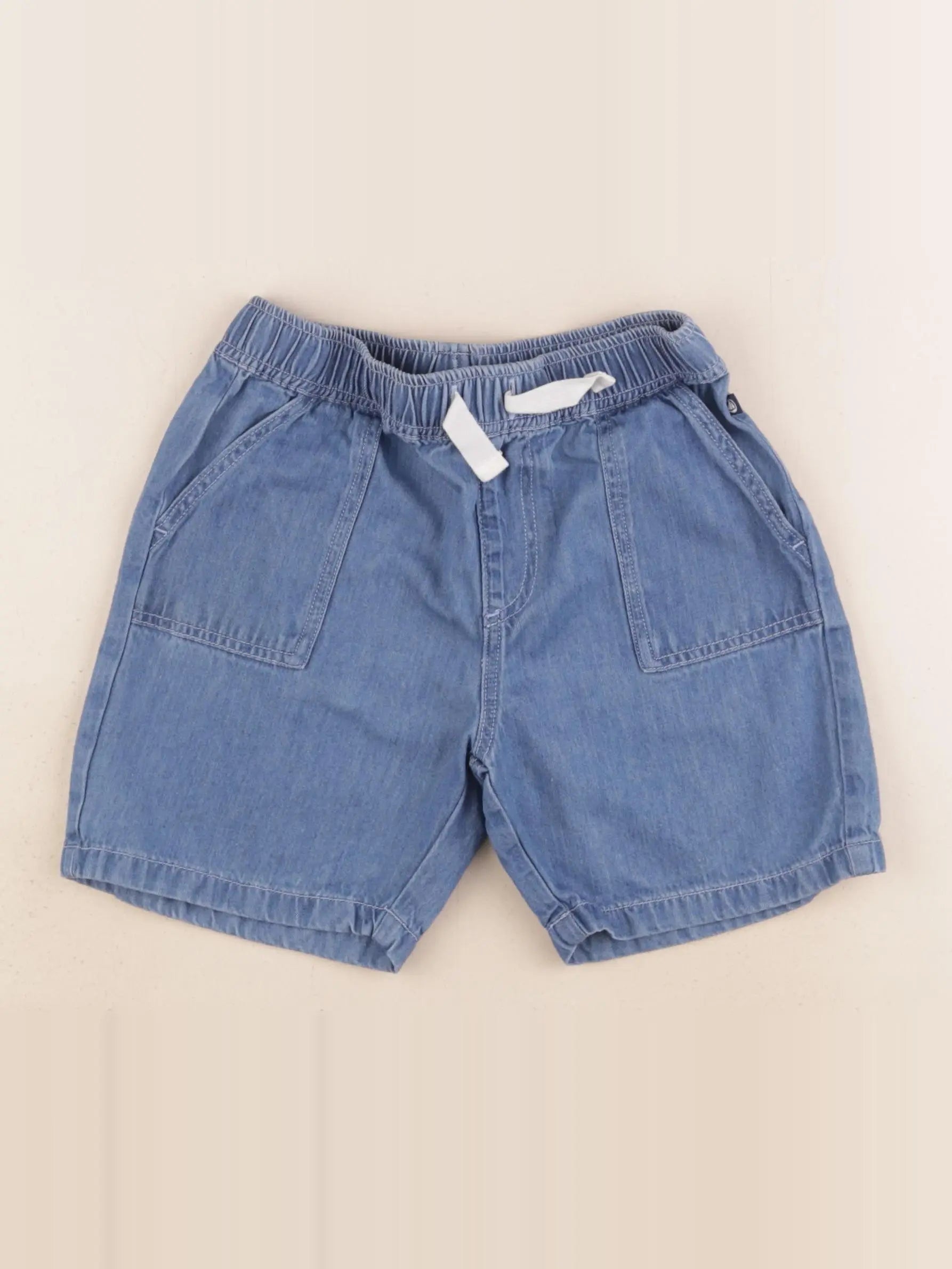 Petit Bateau - short bleu - 5 ans
