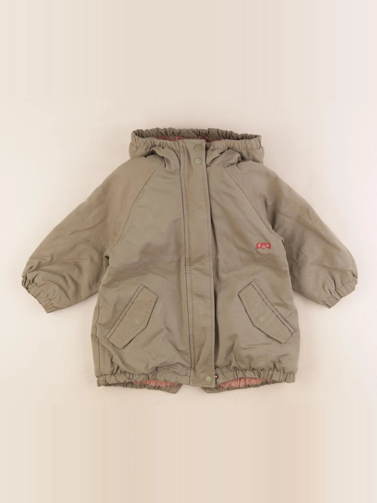 Vertbaudet - manteau vert - 3 ans
