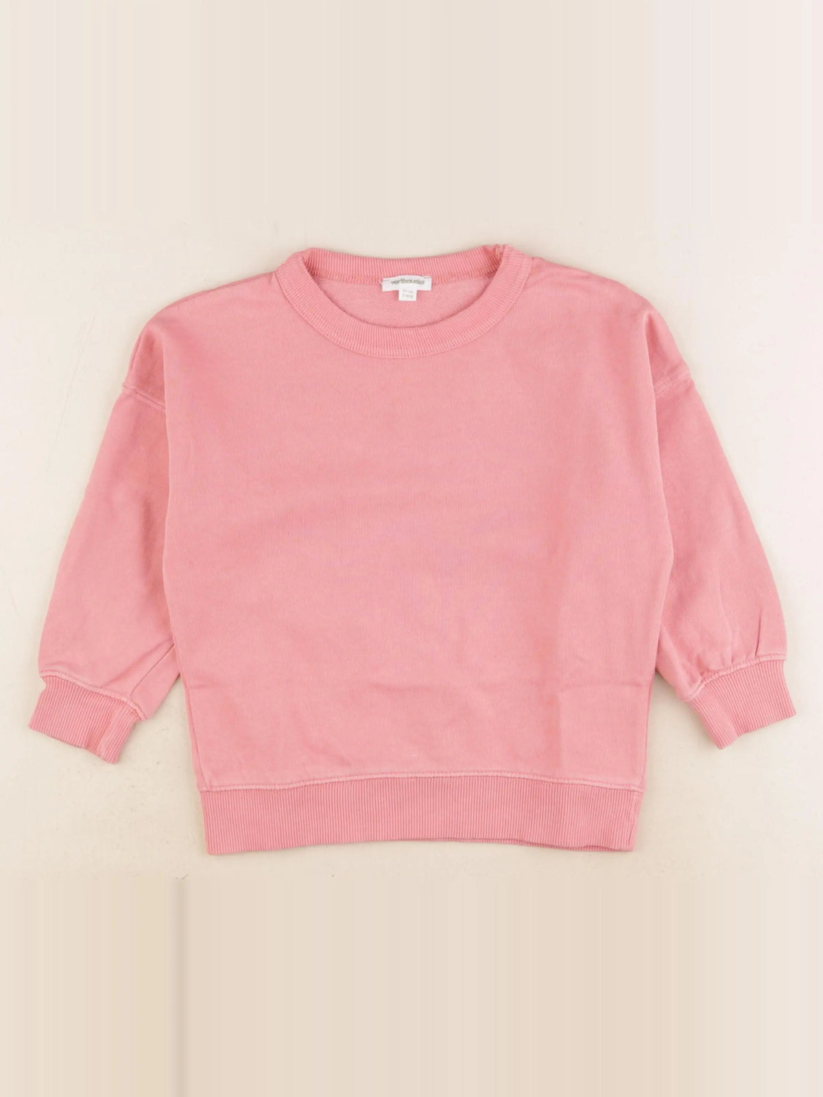 Vertbaudet - sweat rose - 3 ans