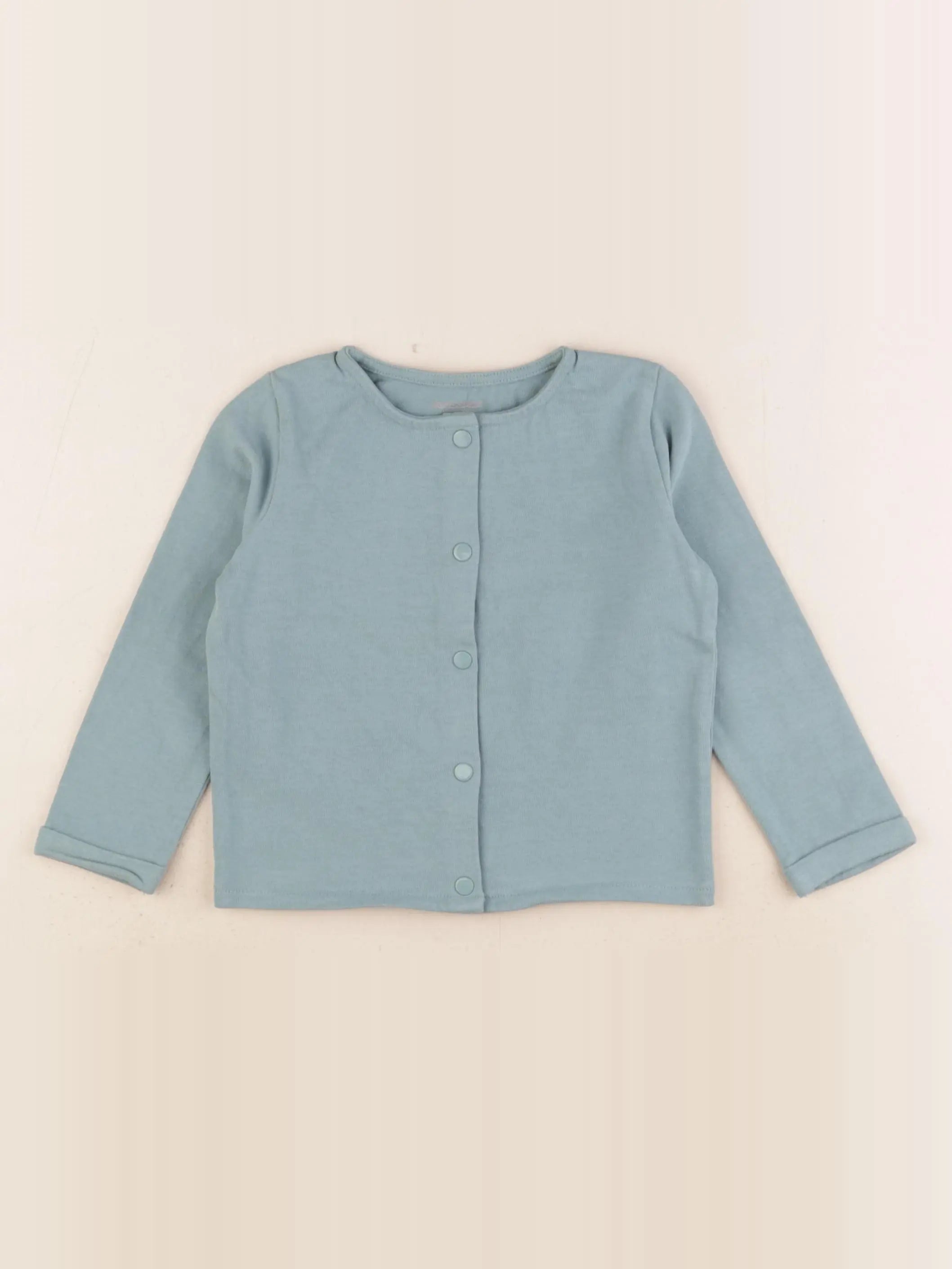 Vertbaudet - sweat vert - 3 ans