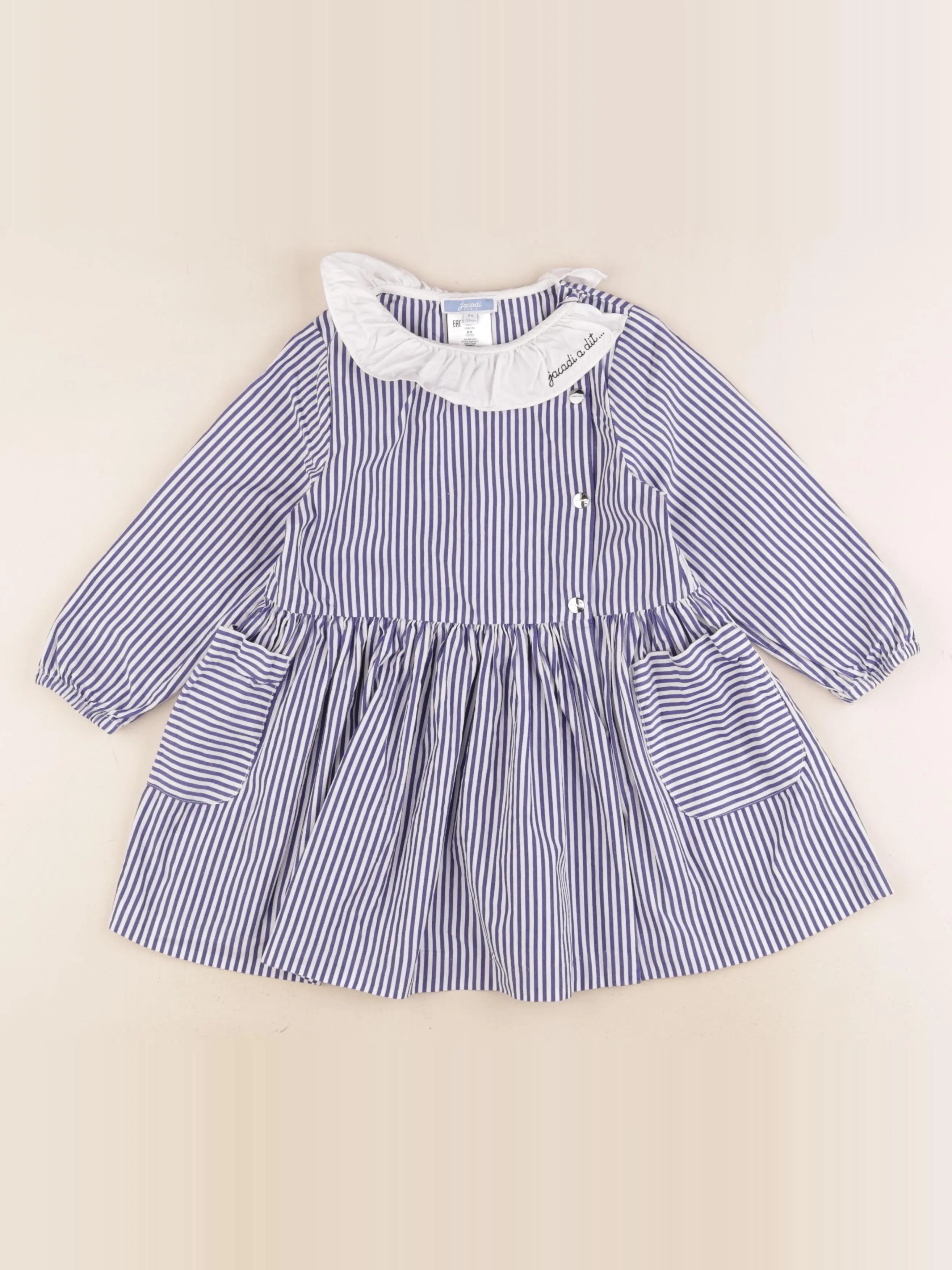 Jacadi - robe bleu - 4 ans
