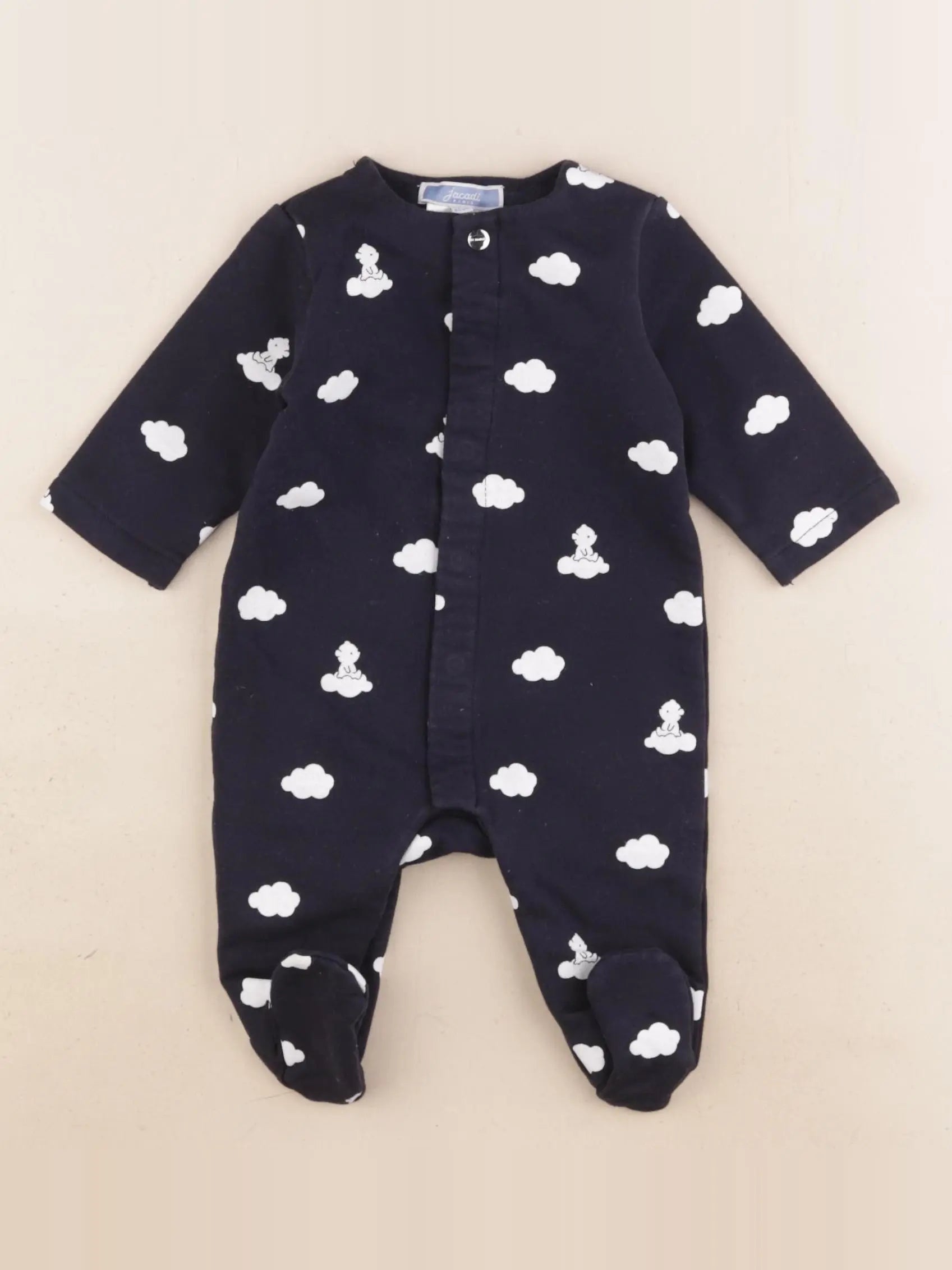 Jacadi - pyjama coton bleu - 36 mois