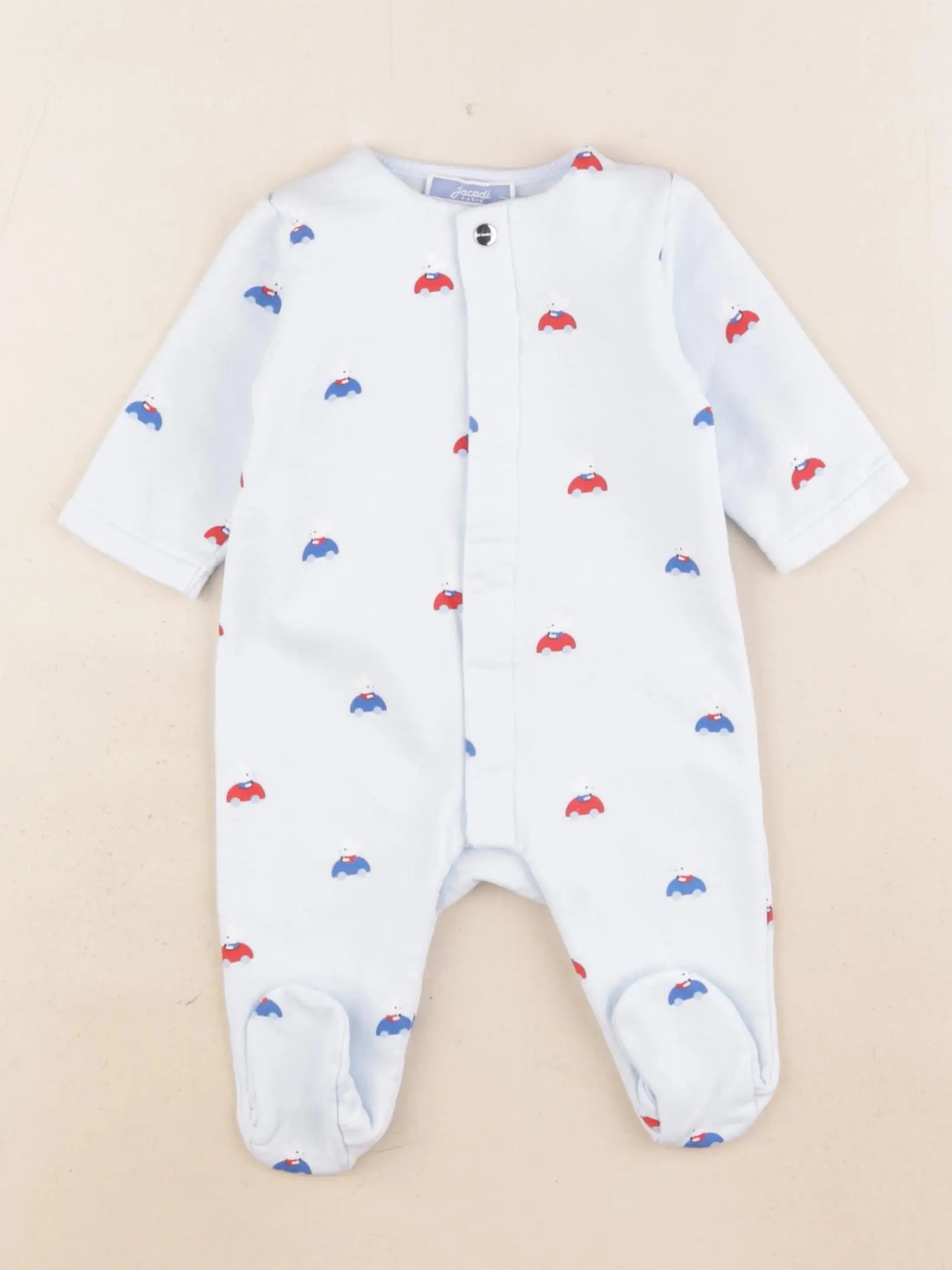 Jacadi - pyjama coton bleu - 3 mois