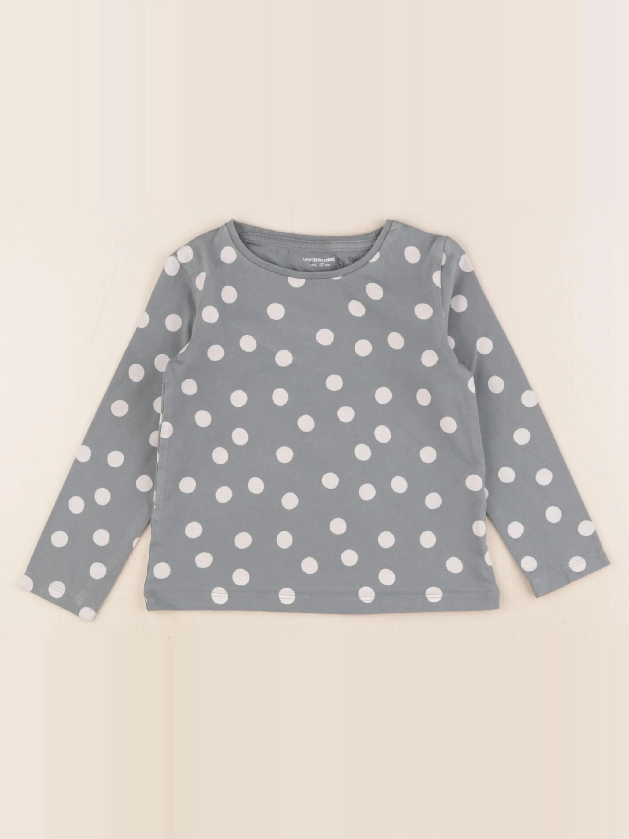 Vertbaudet - tee-shirt bleu - 3 ans