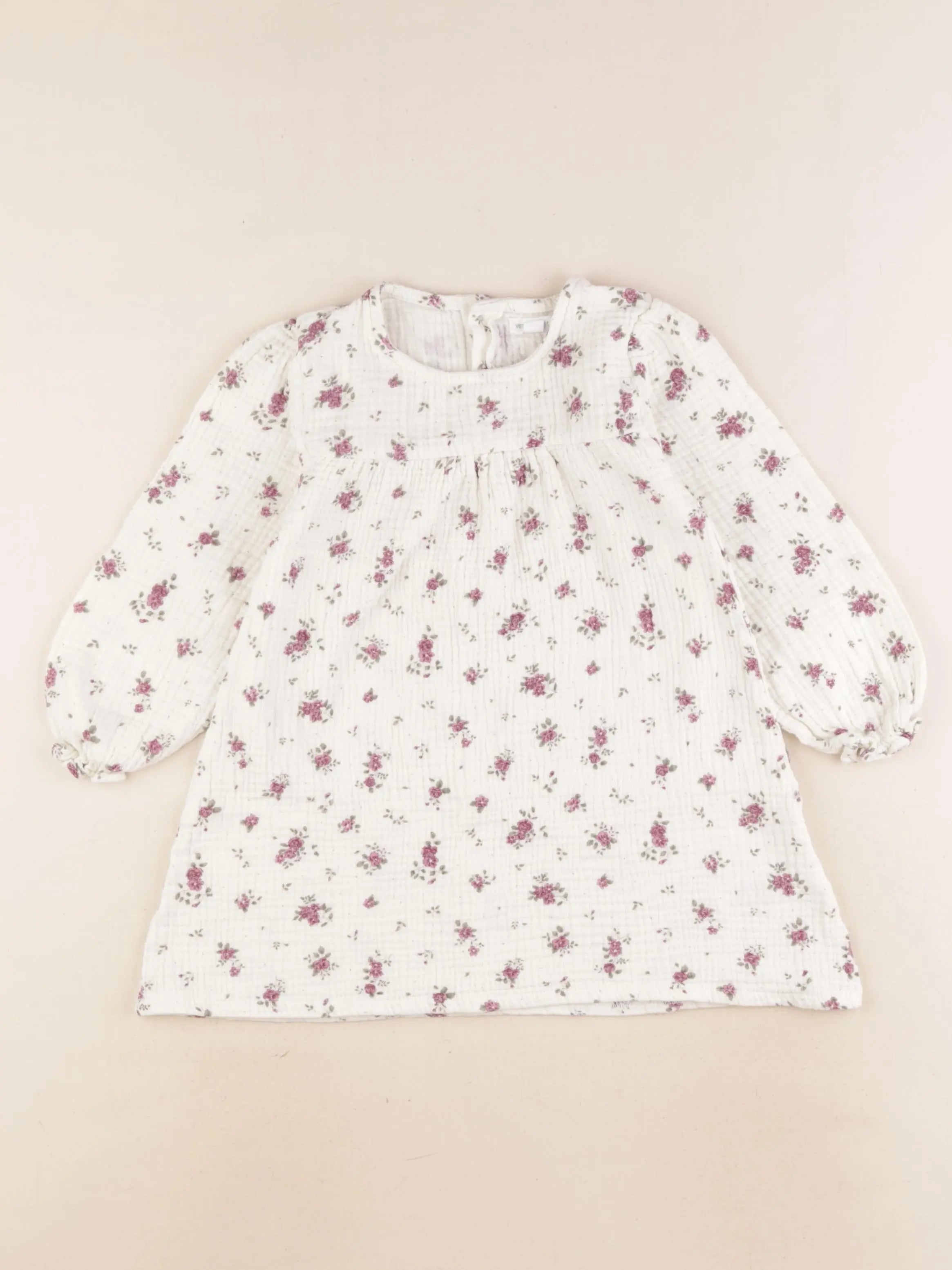 Vertbaudet - robe blanc - 3 ans