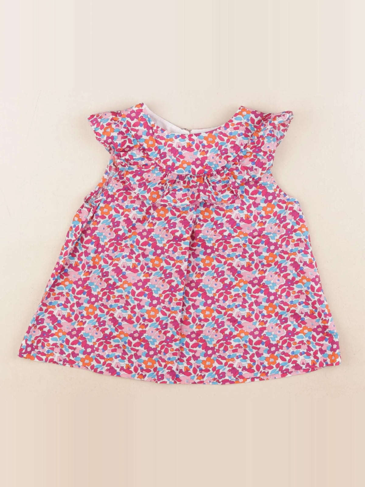 Jacadi - blouse liberty multicolore - 3 ans