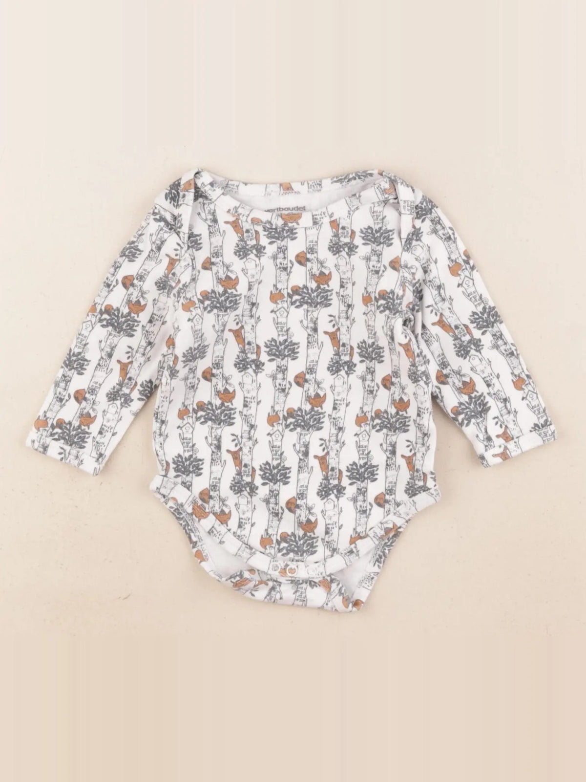 Vertbaudet - body blanc - 6 mois