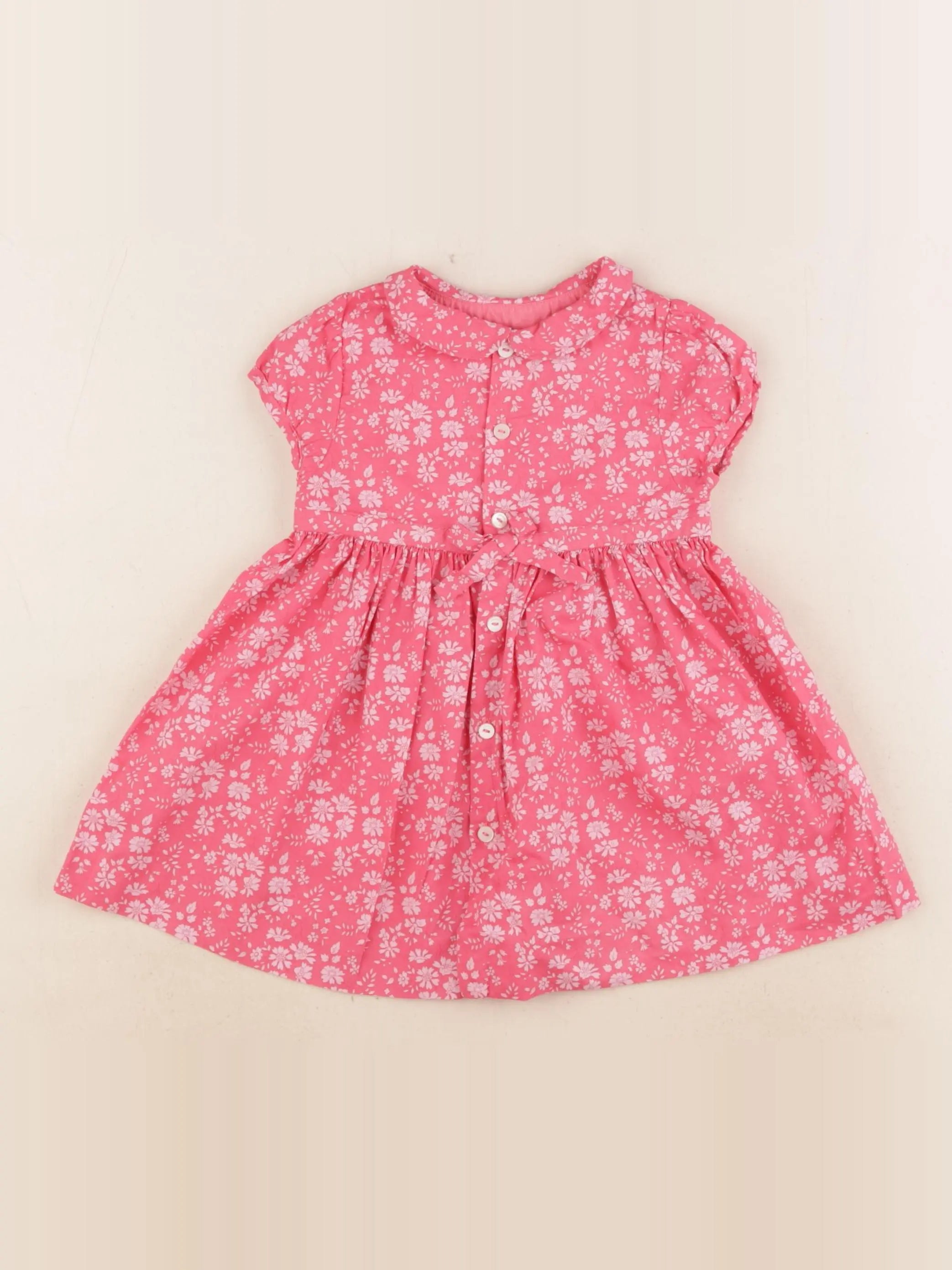 Jacadi - robe rose - 12 mois