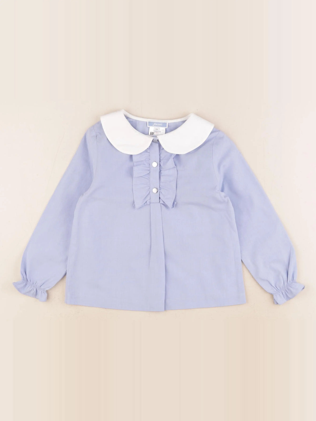 Jacadi - blouse blanc, bleu - 4 ans