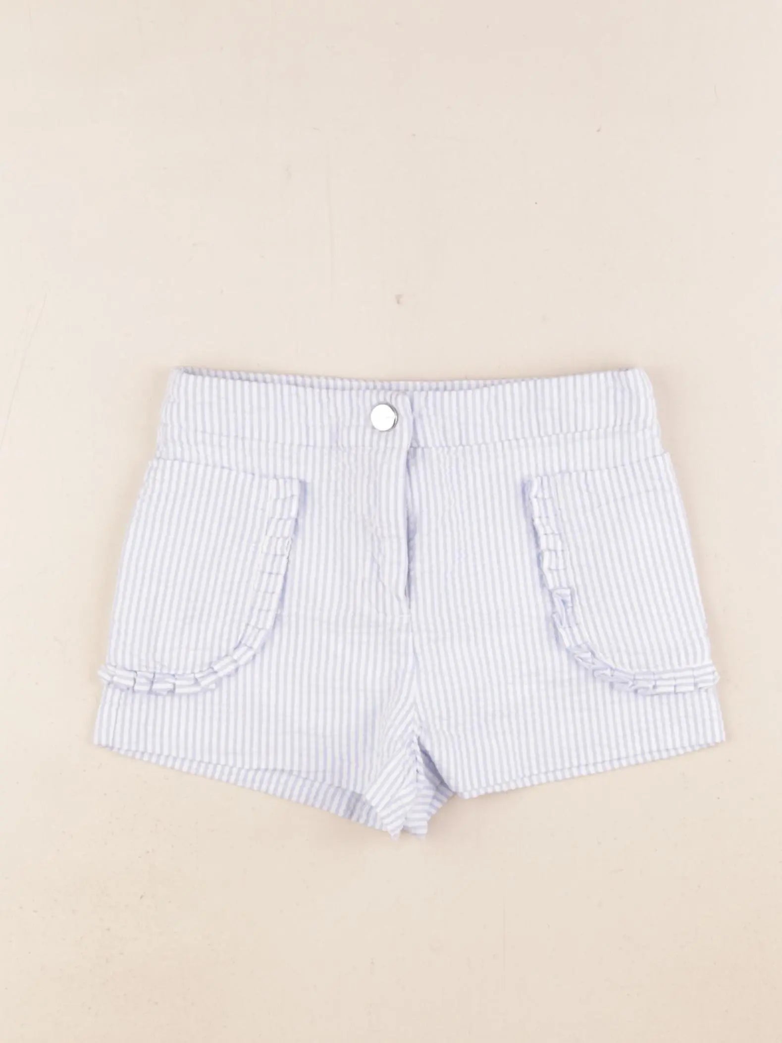 Jacadi - short blanc, bleu - 4 ans