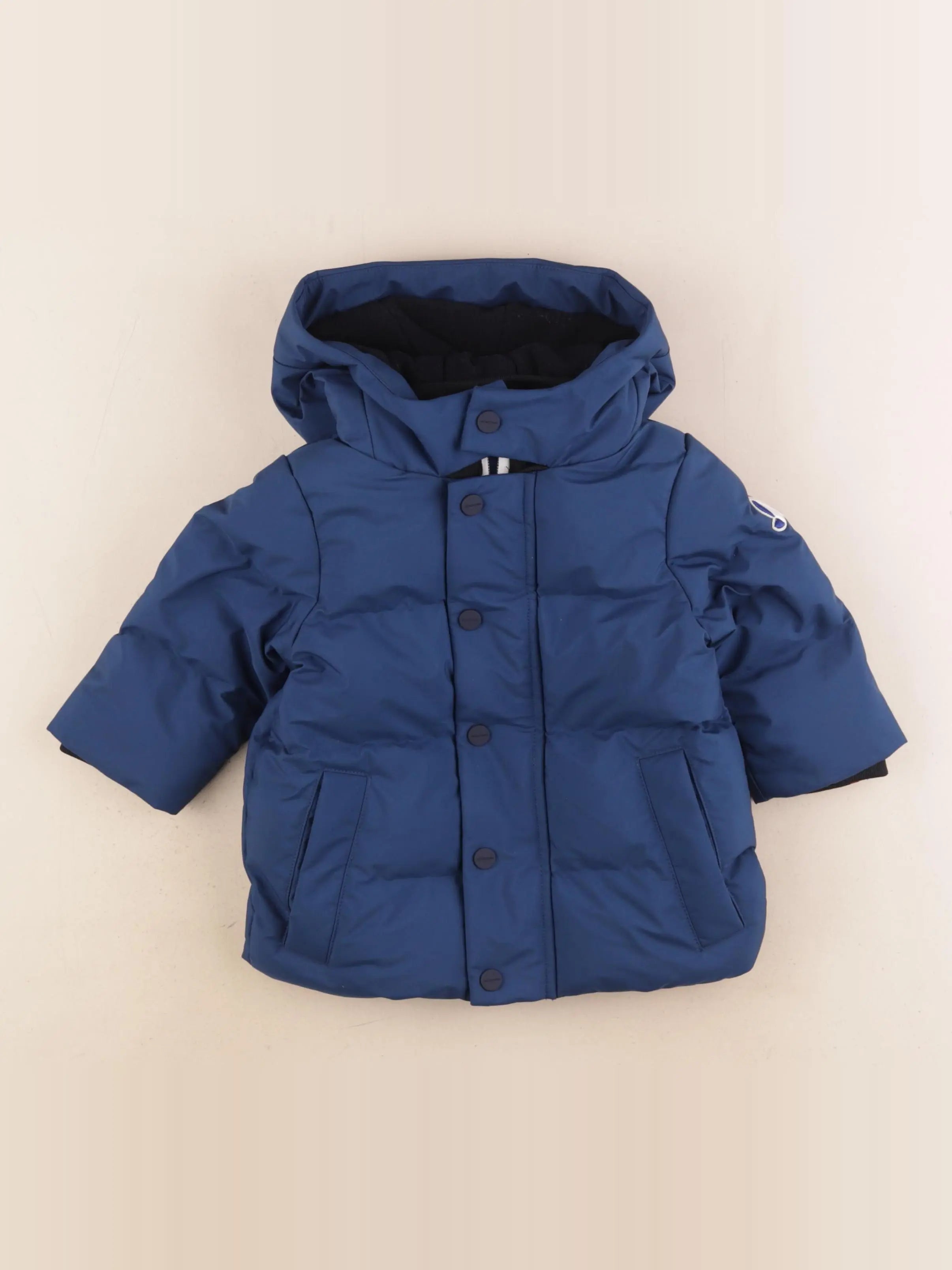 Jacadi - parka bleu - 12 mois